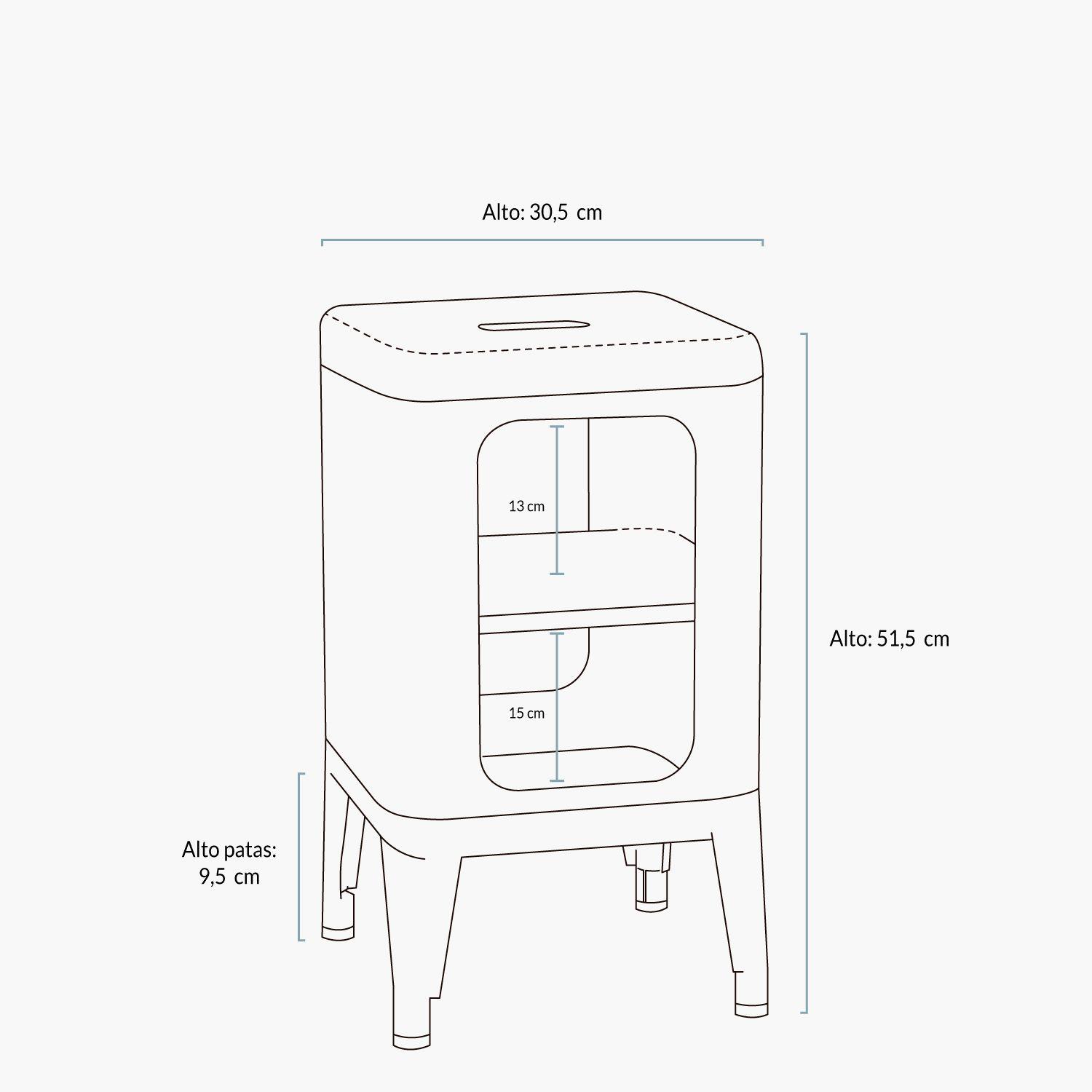 Velador Infantil Nuit 1R Réplica Celeste-2