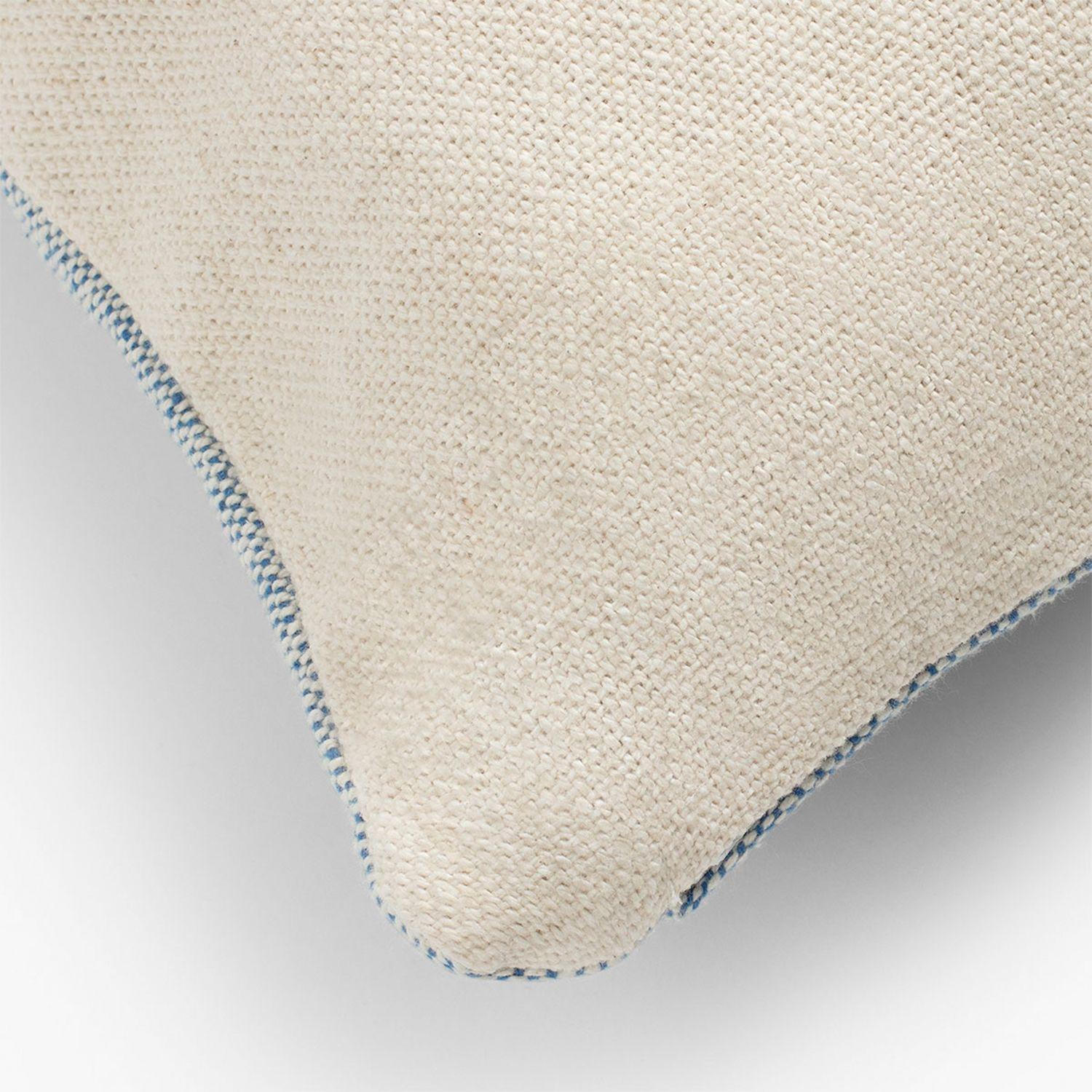 Funda Cojin Algodon Capri Azul 30x60-2