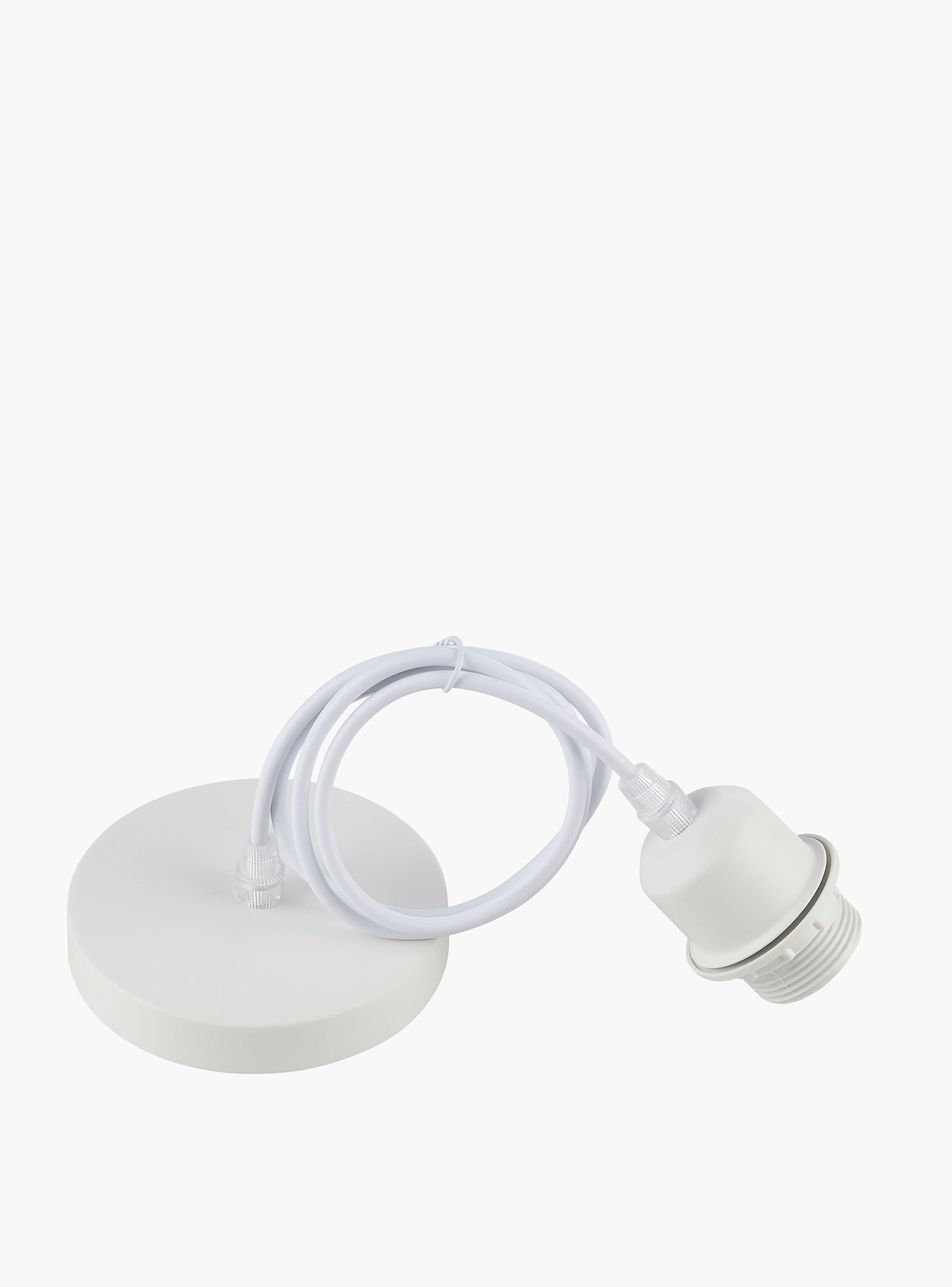 Lámpara de Colgar Soquete Blanco-2