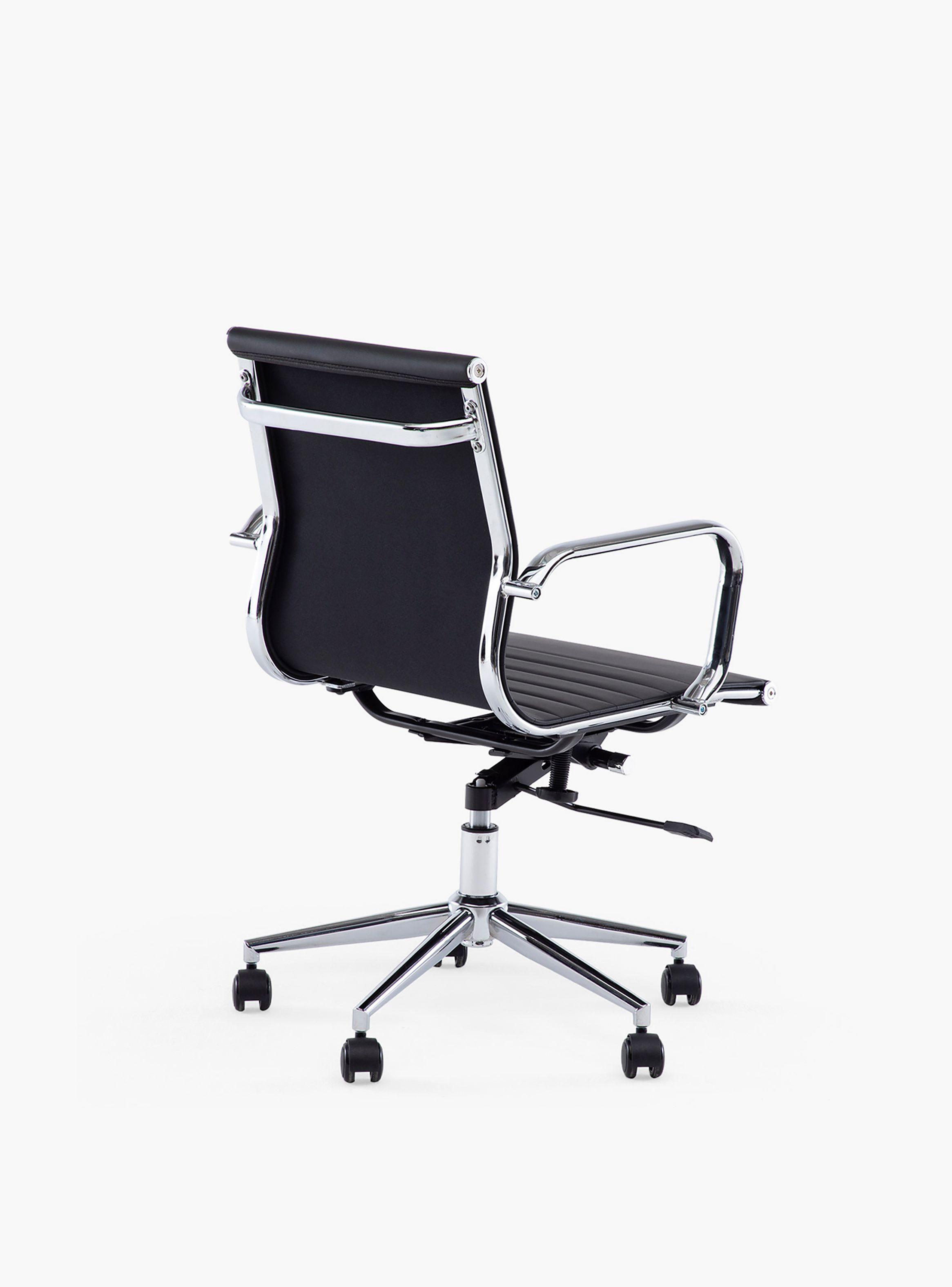 Silla oficina Bishop Media Negro-3