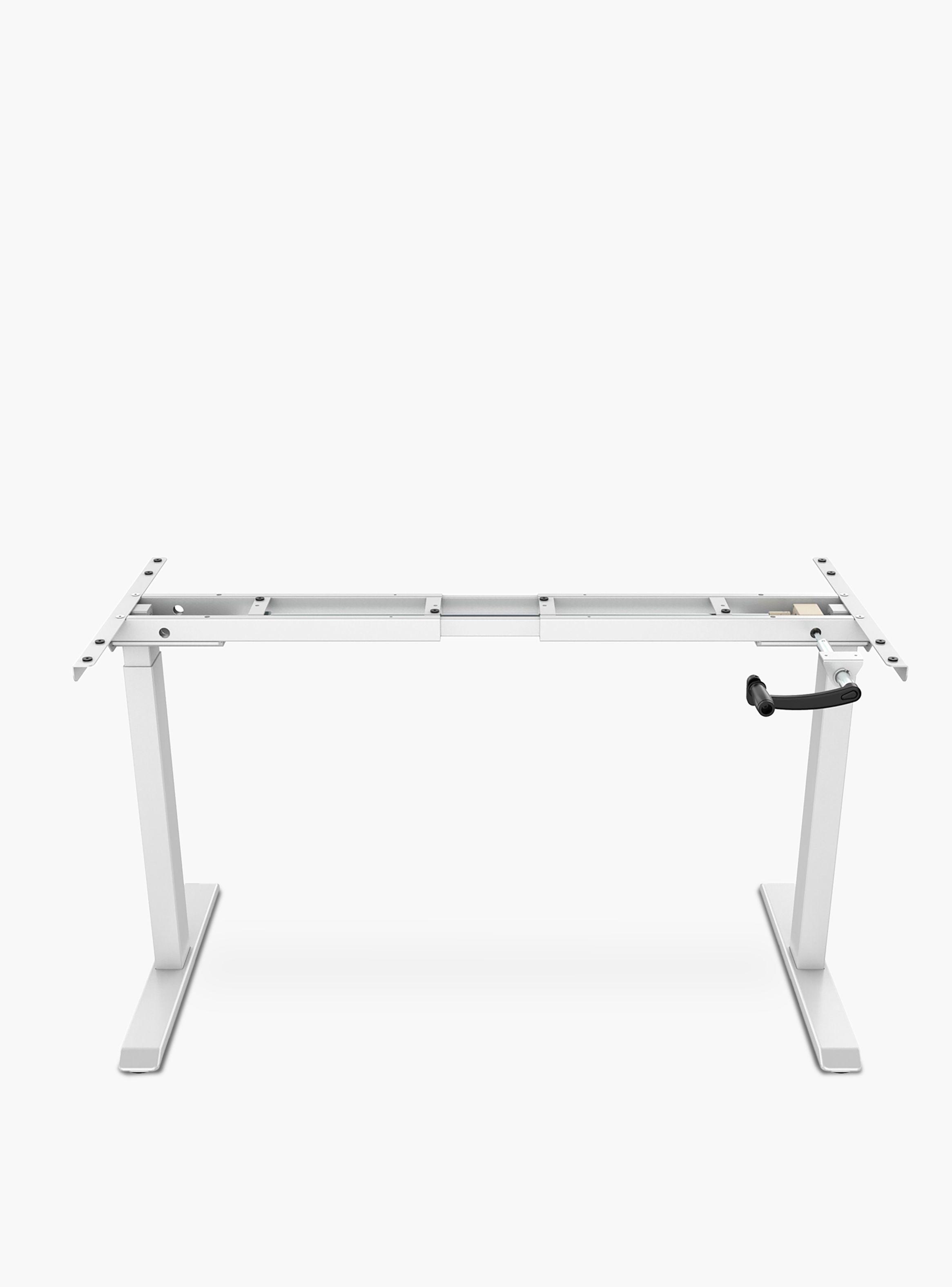 Base Acero Cosmo 120-200 Manual Blanco-2