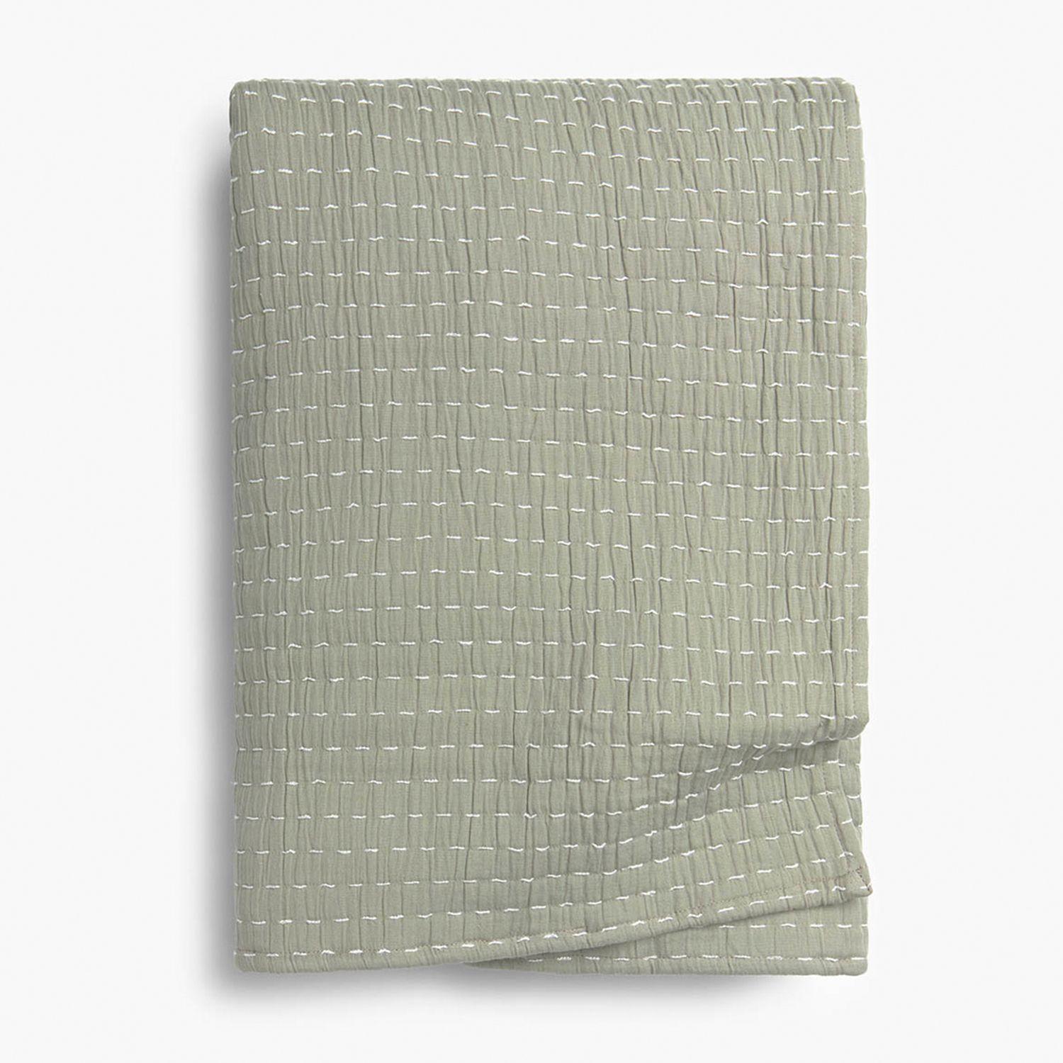 Cubrecama Agata 240x260 Verde (cama 2 plazas o Queen)-0