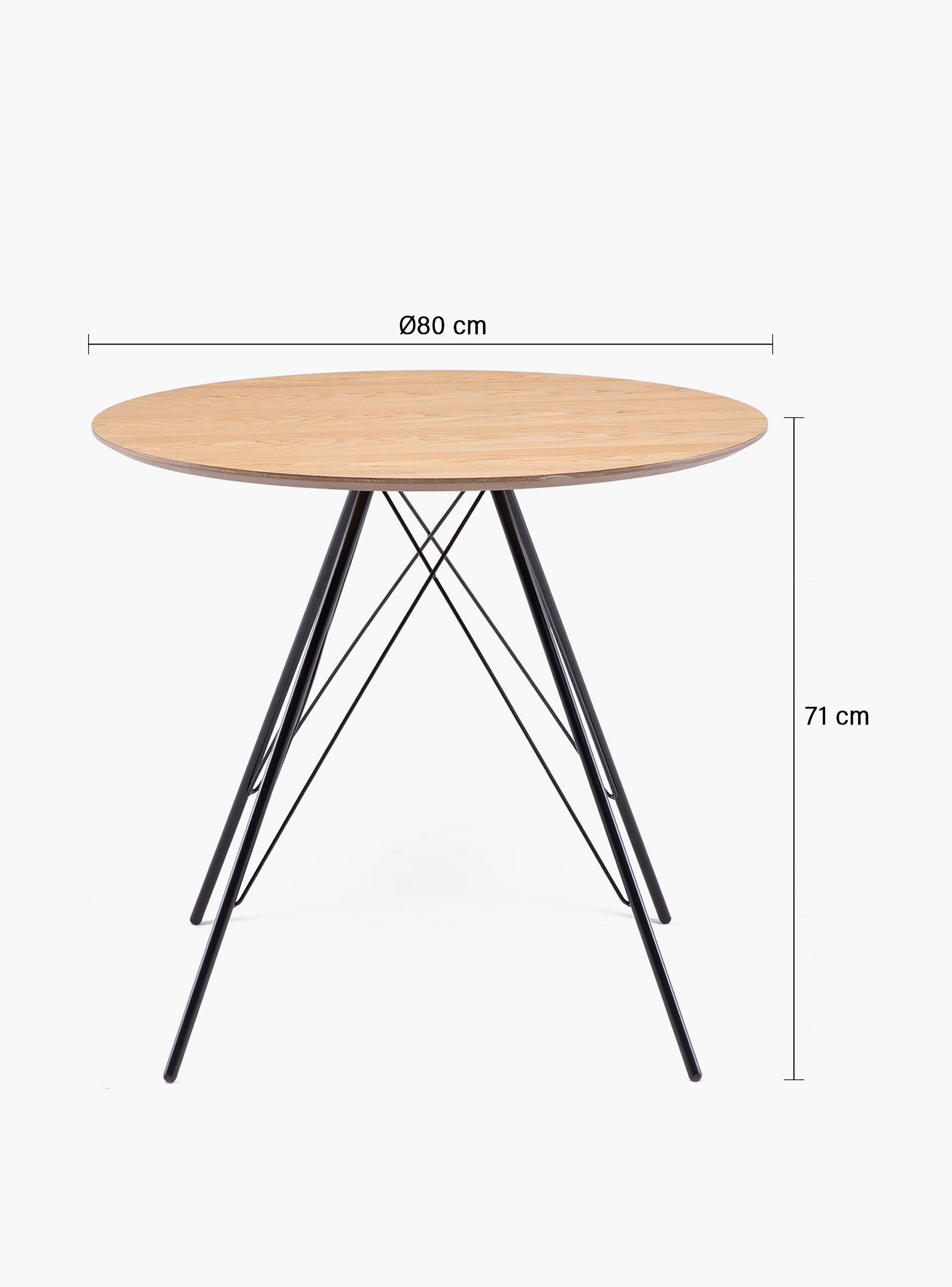 Mesa Comedor Levi Ash Negro-7