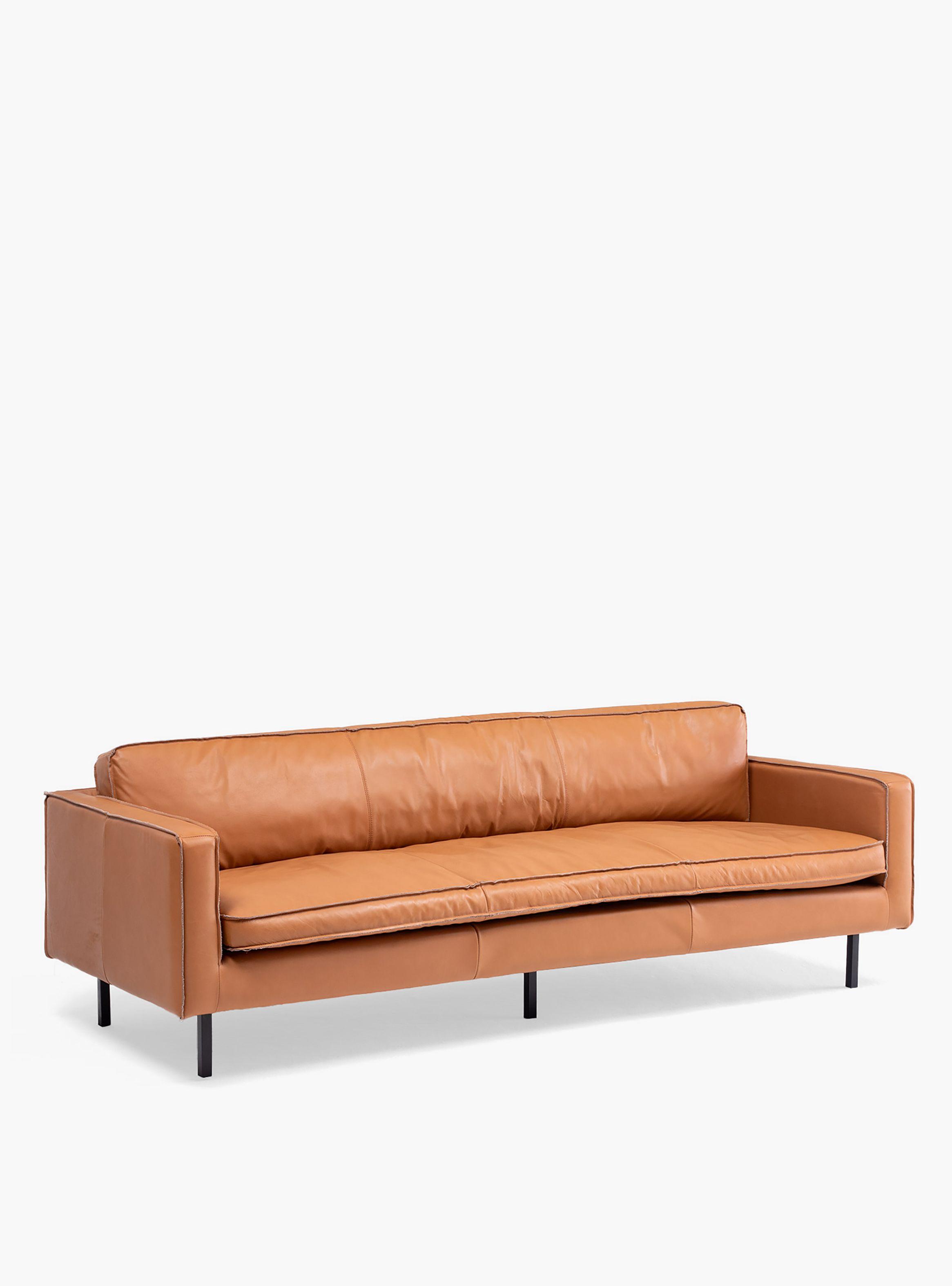 Sofa 3C Sinatra Cuero Cognac-2