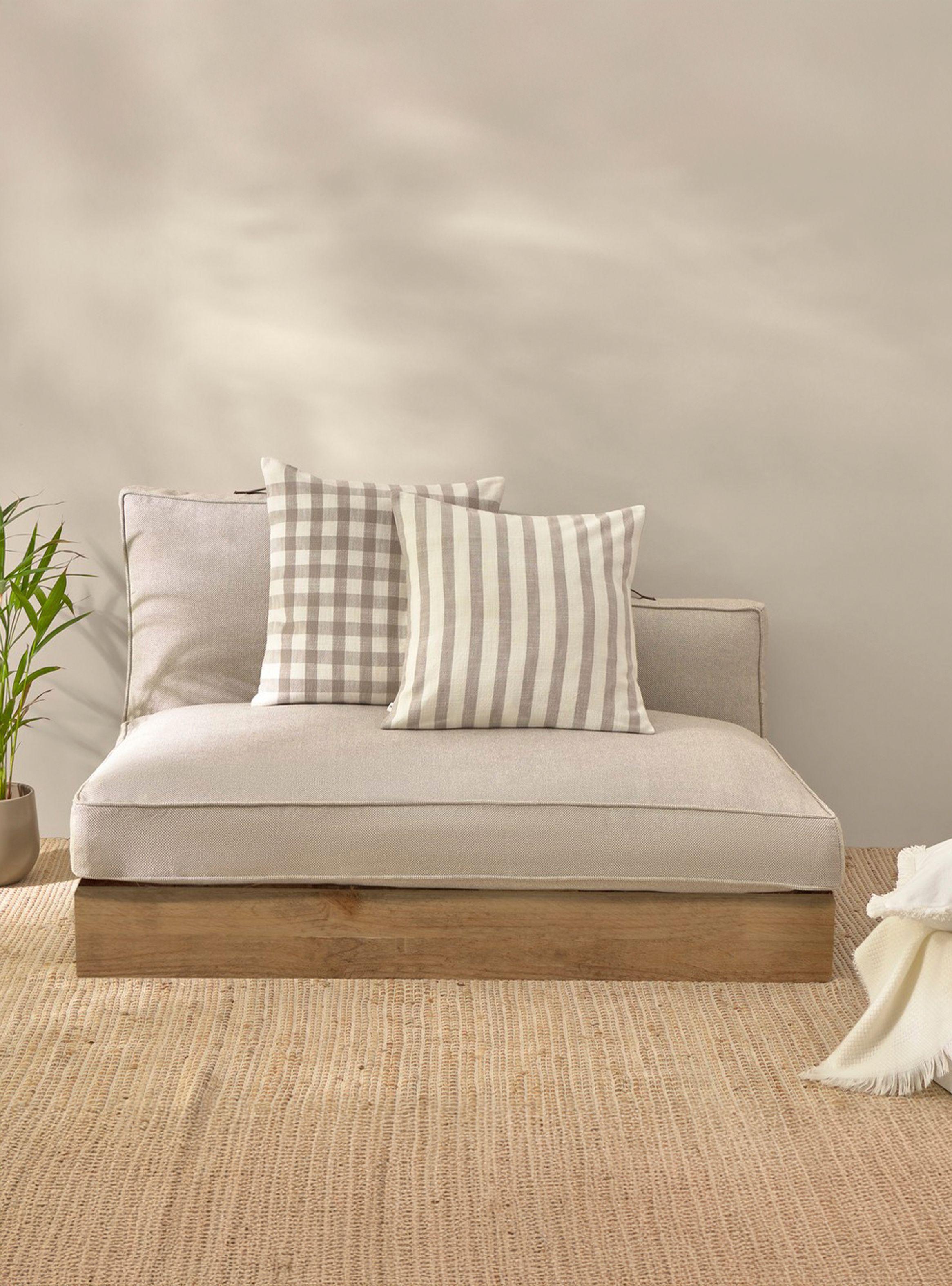 Funda Cojín Trichi  60x40 Gris-4