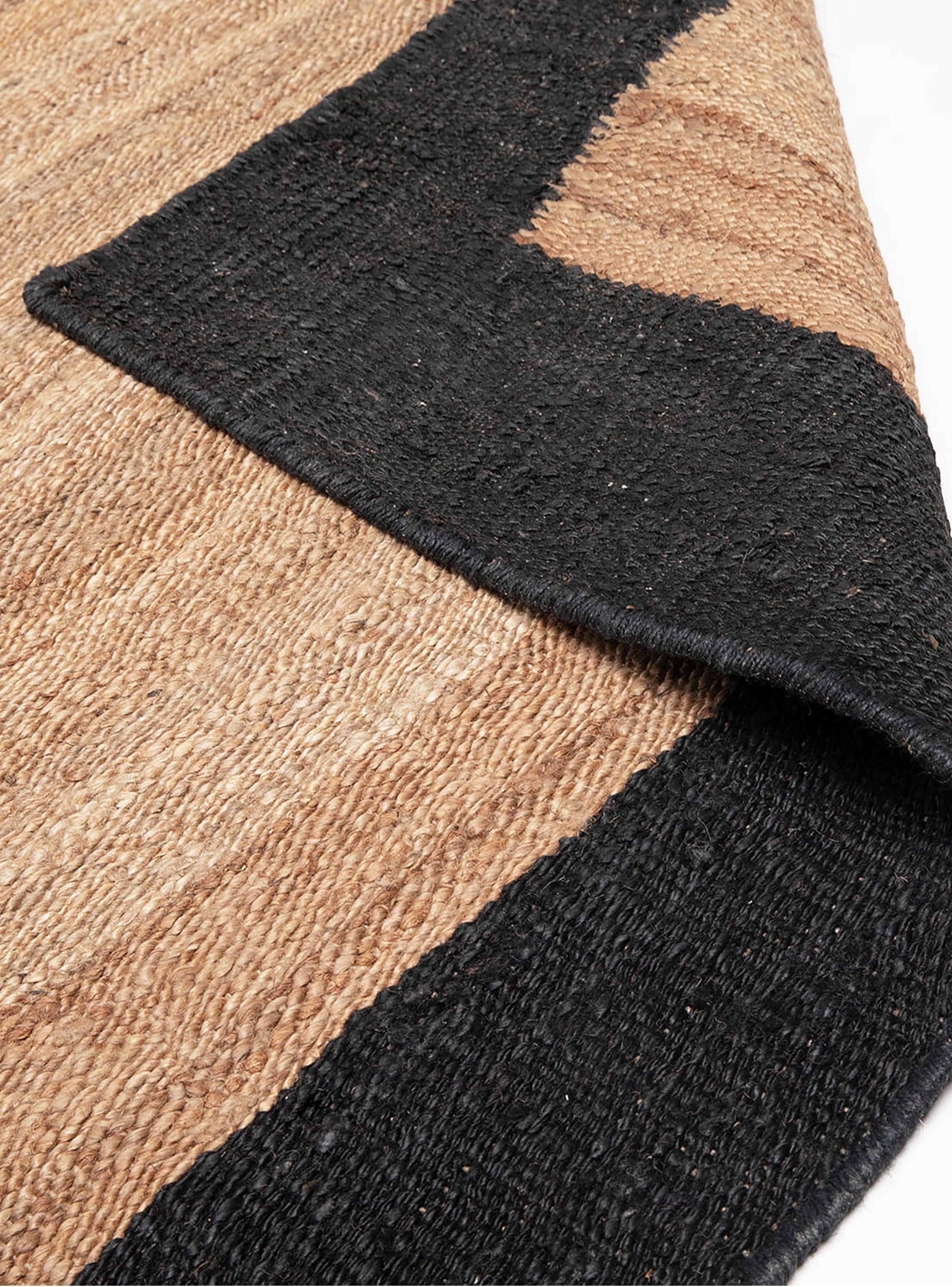 Alfombra Yute Nubia 170x240 Negro-2