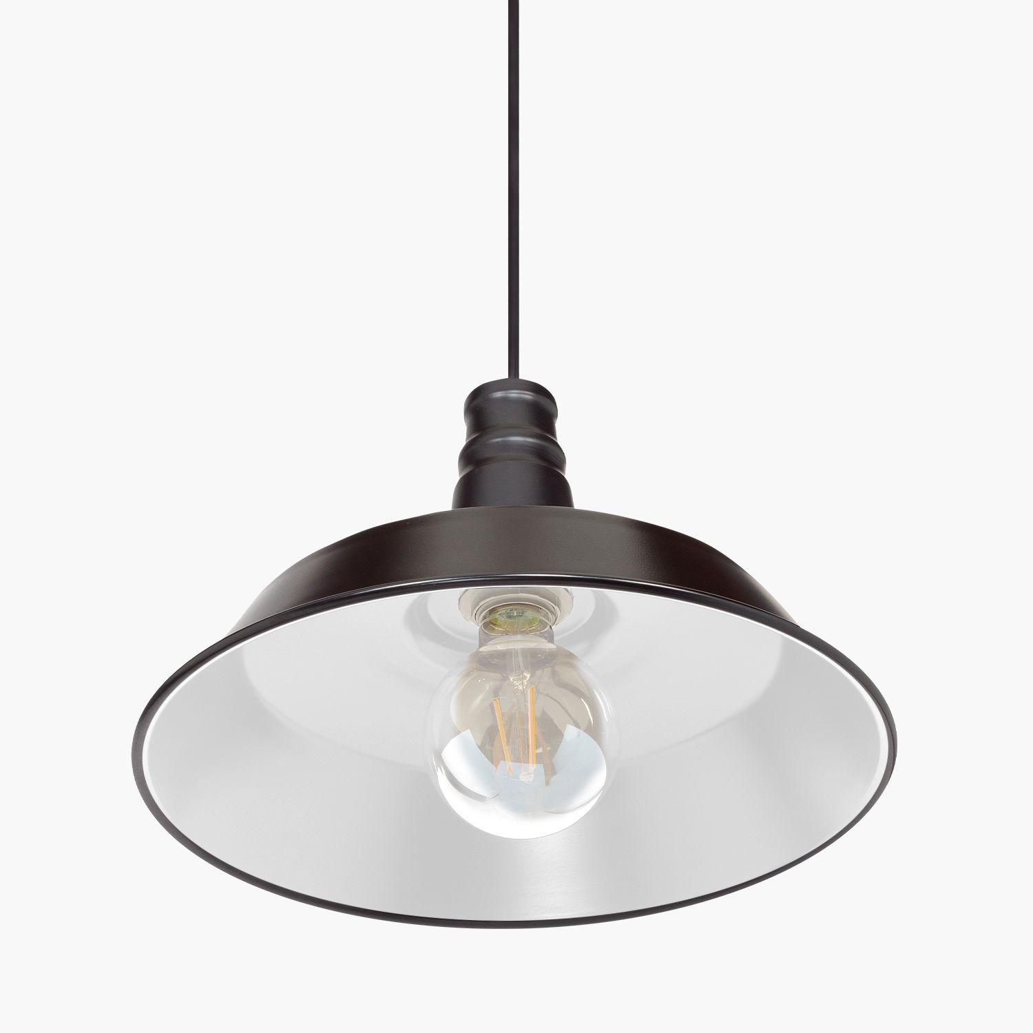 Lámpara de Colgar ISI Negro-2