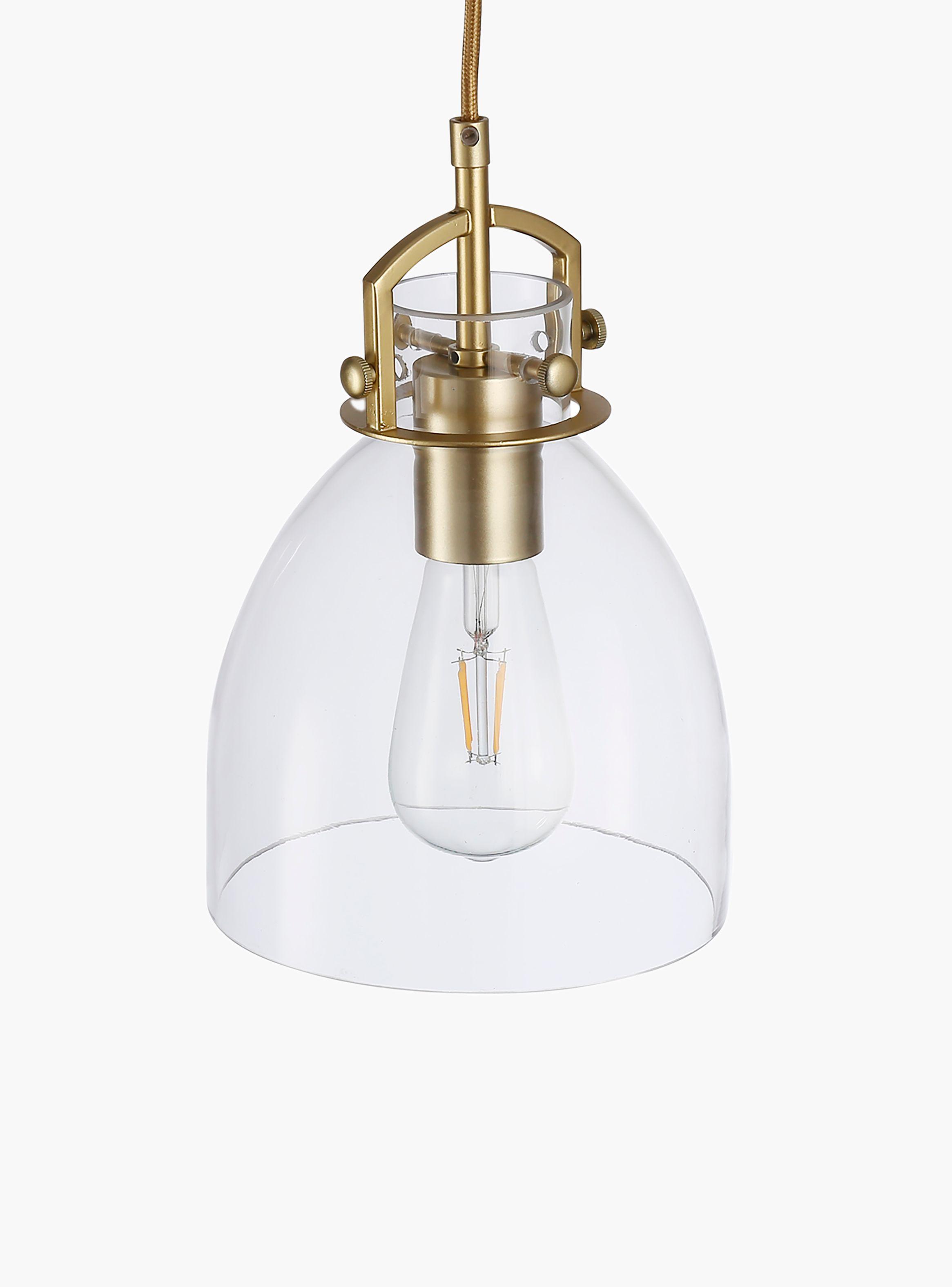 Lámpara de Colgar Megan Bronce-3