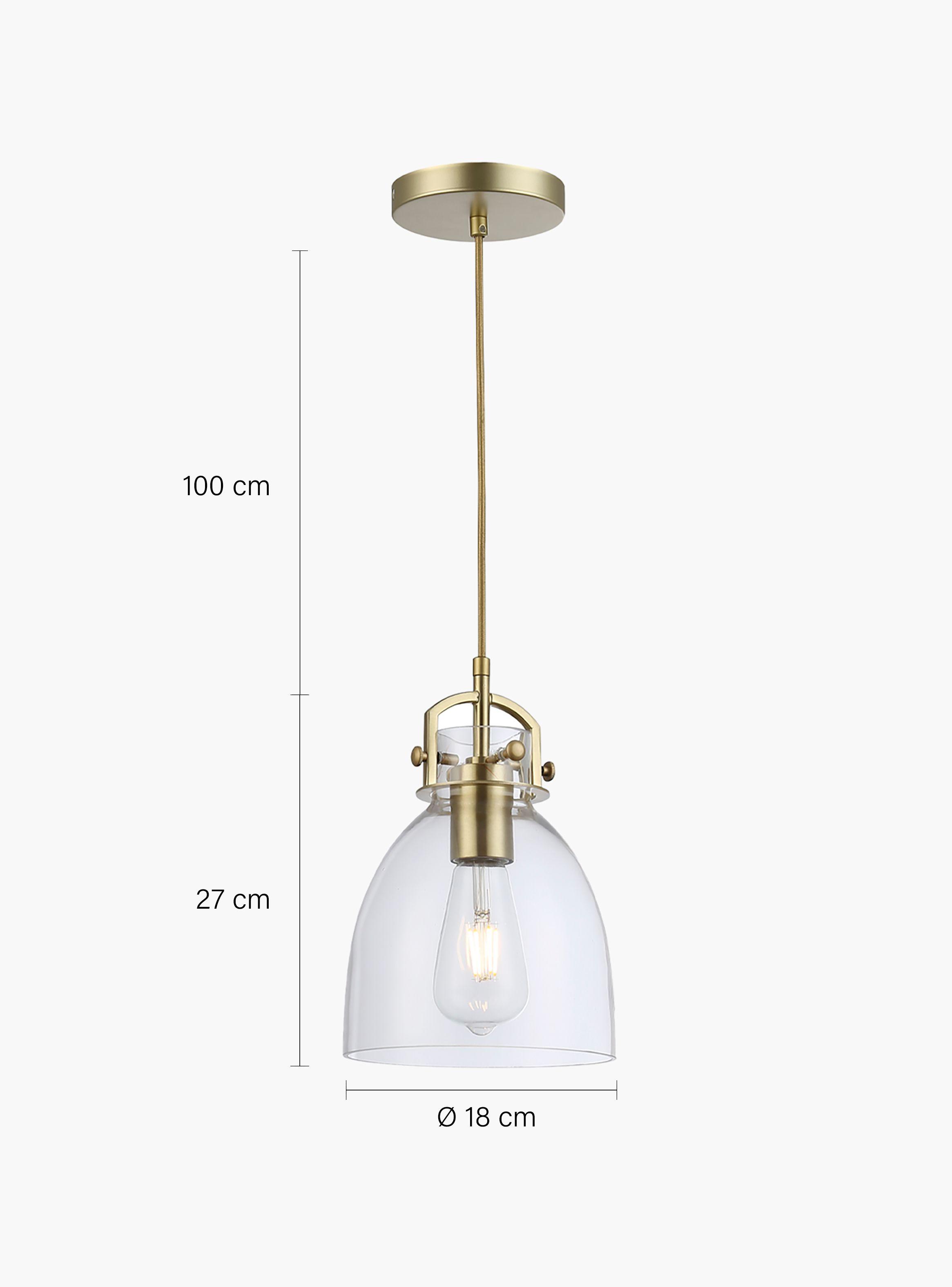 Lámpara de Colgar Megan Bronce-4