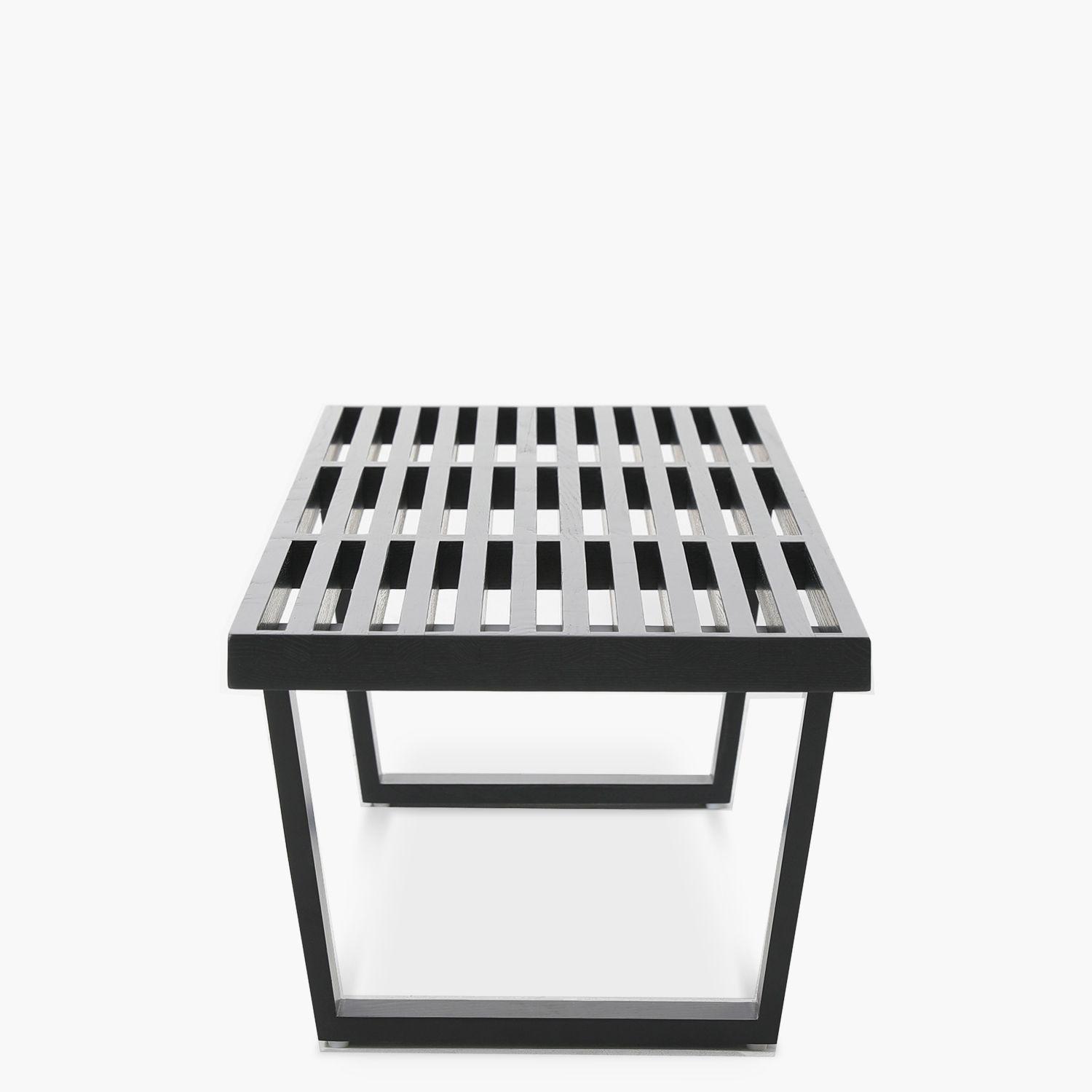 Banqueta de Madera Nelson (Réplica) Negro-3