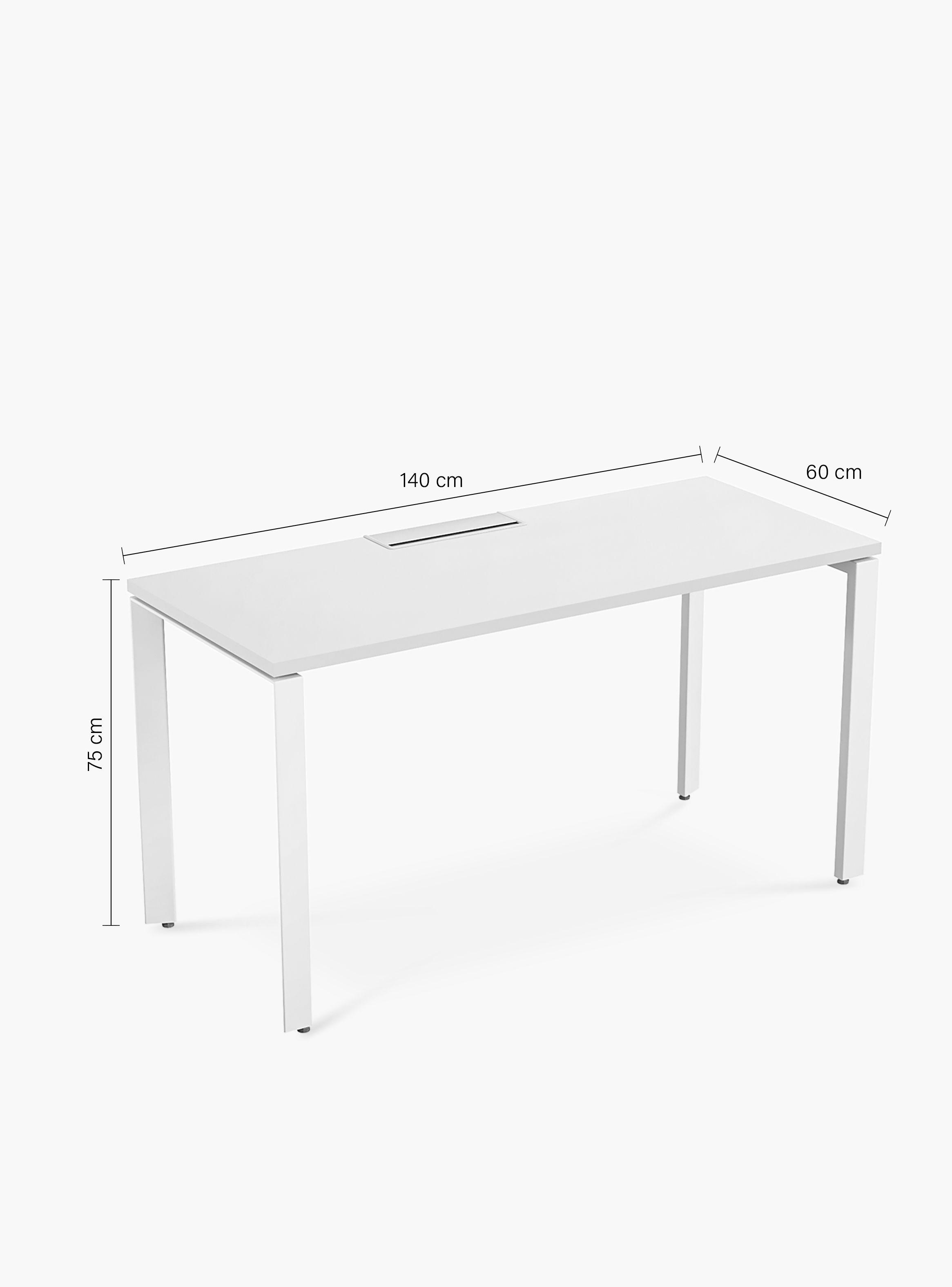 Escritorio Space 140x60 Blanco-8