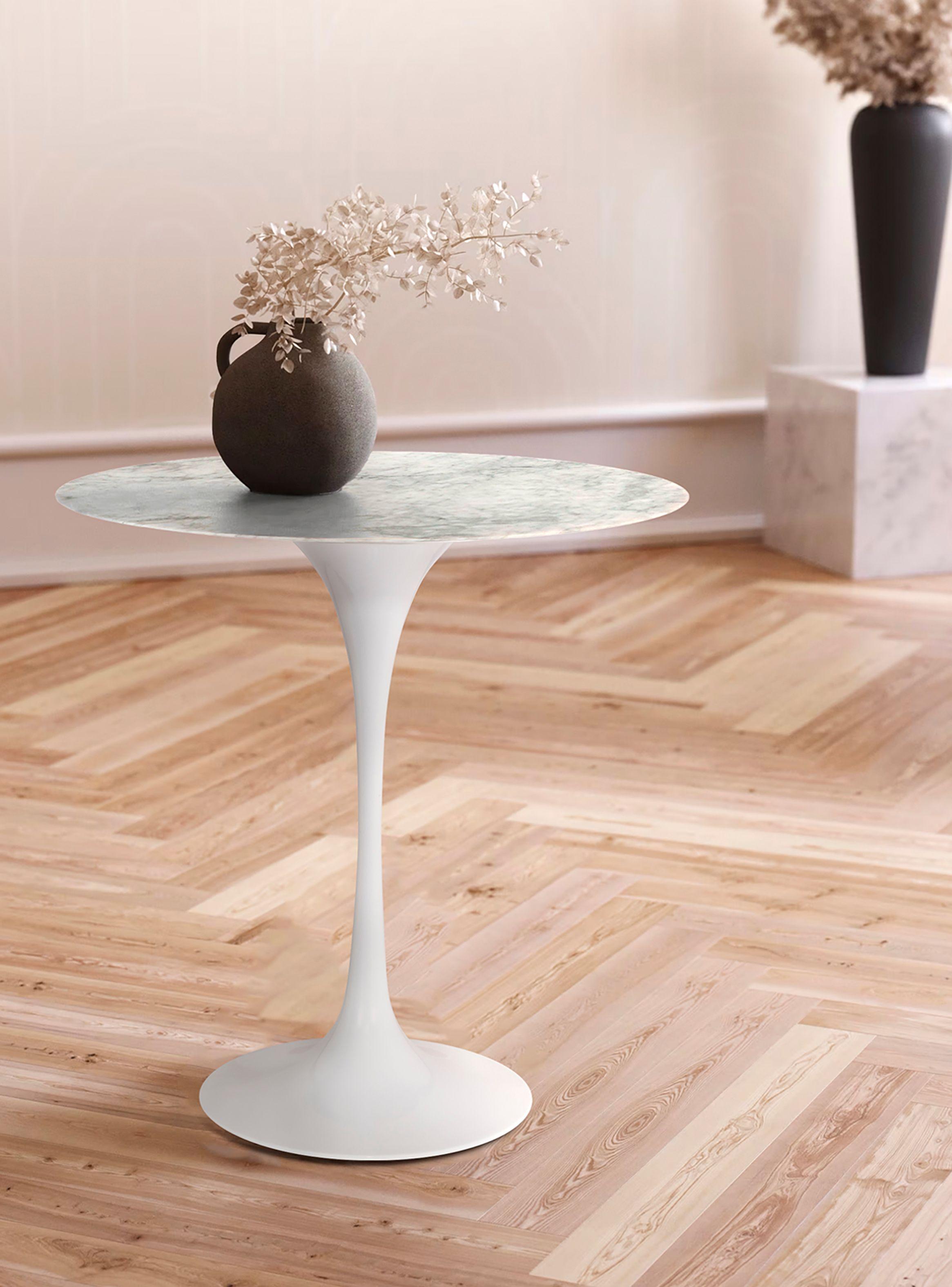 Mesa Lateral de Marmól Tulip (Réplica)-7