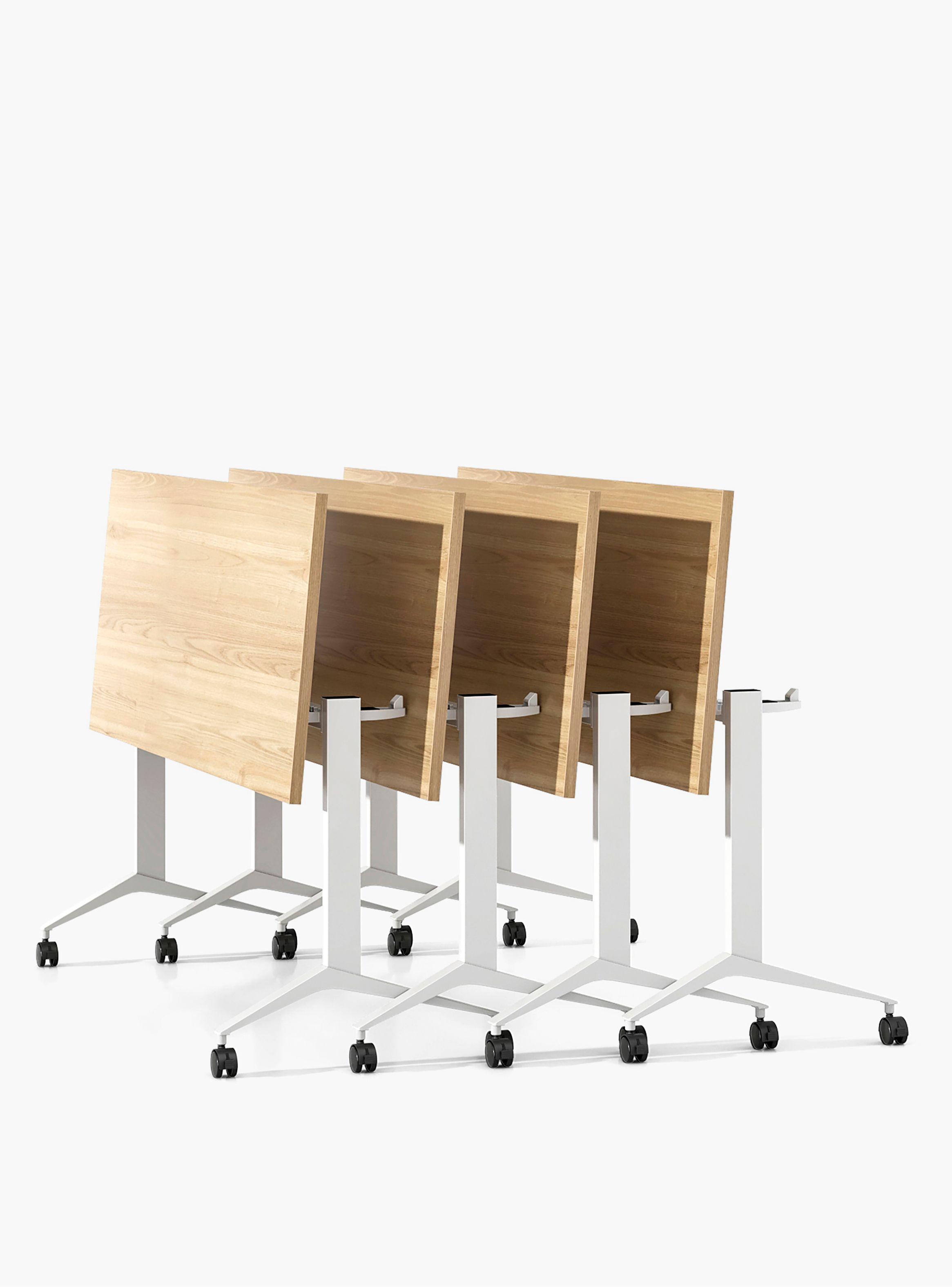 Escritorio Space Plegable 120x60 Natura/Blanco-5
