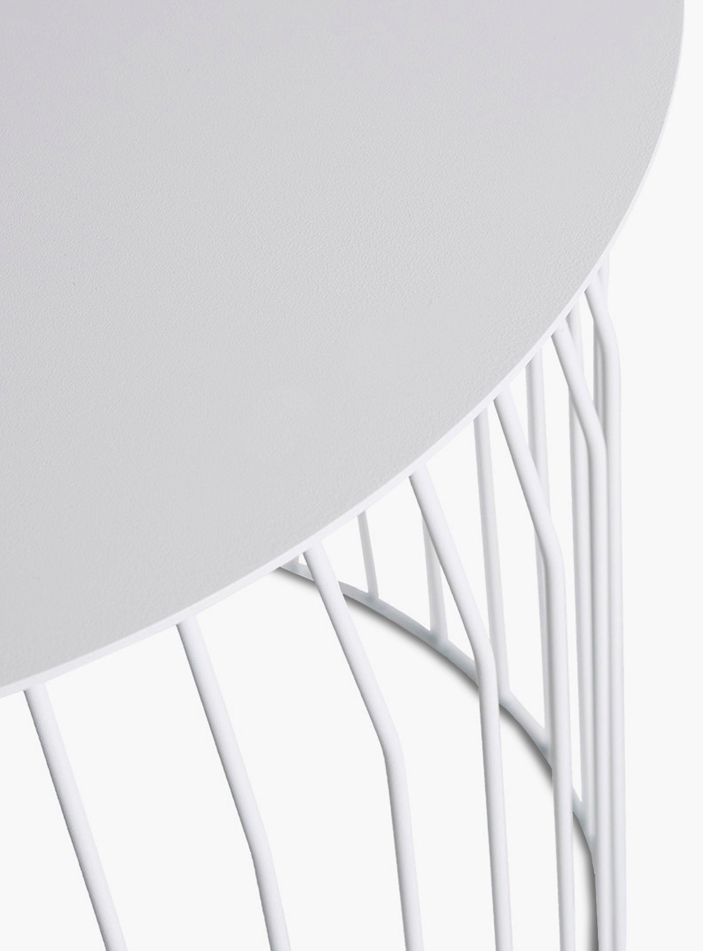 Mesa Lateral Wire DIAM 36 Blanco-5