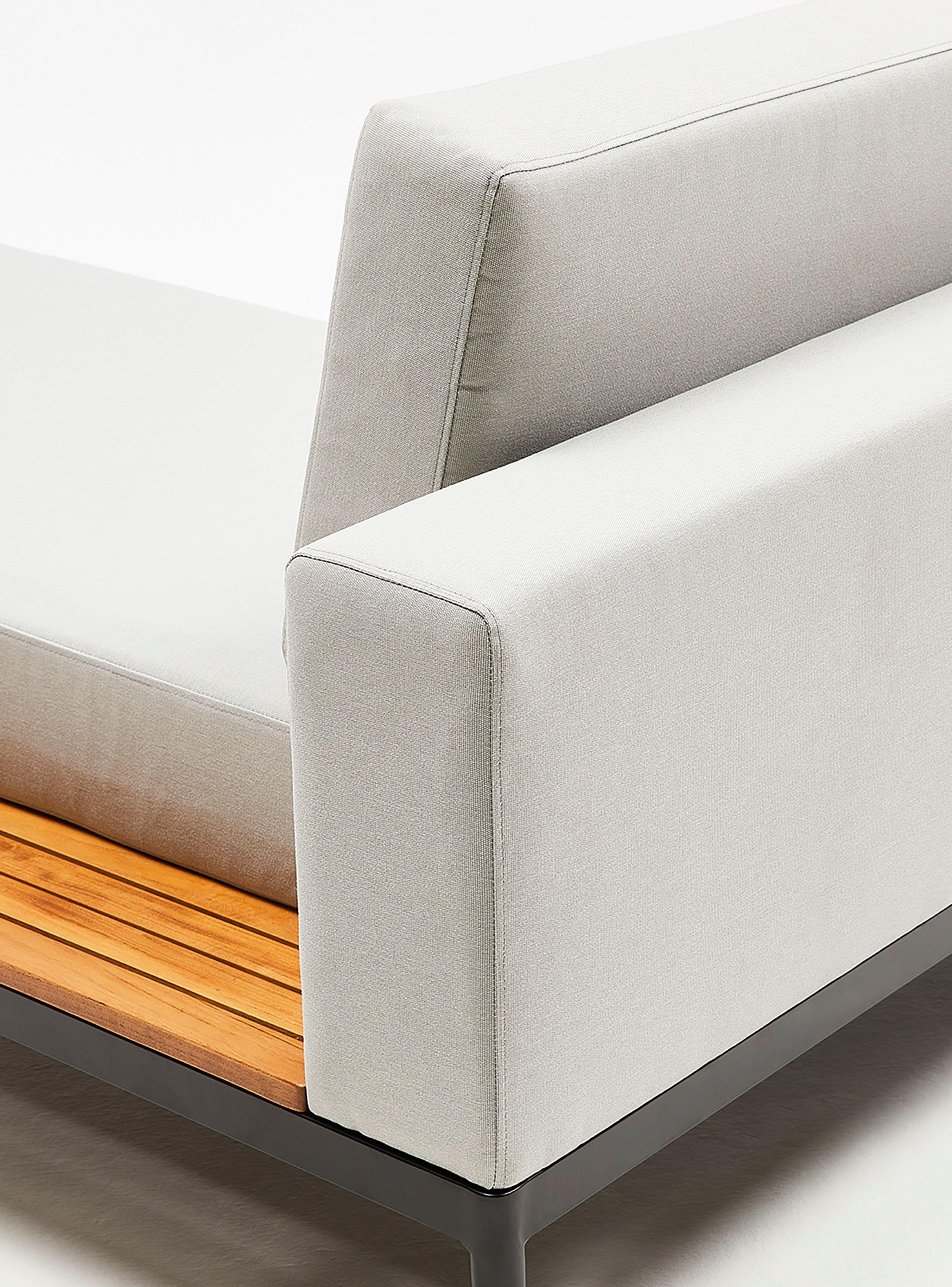 Seccional 2C + Chaise Derecho Long Bay Gris-6