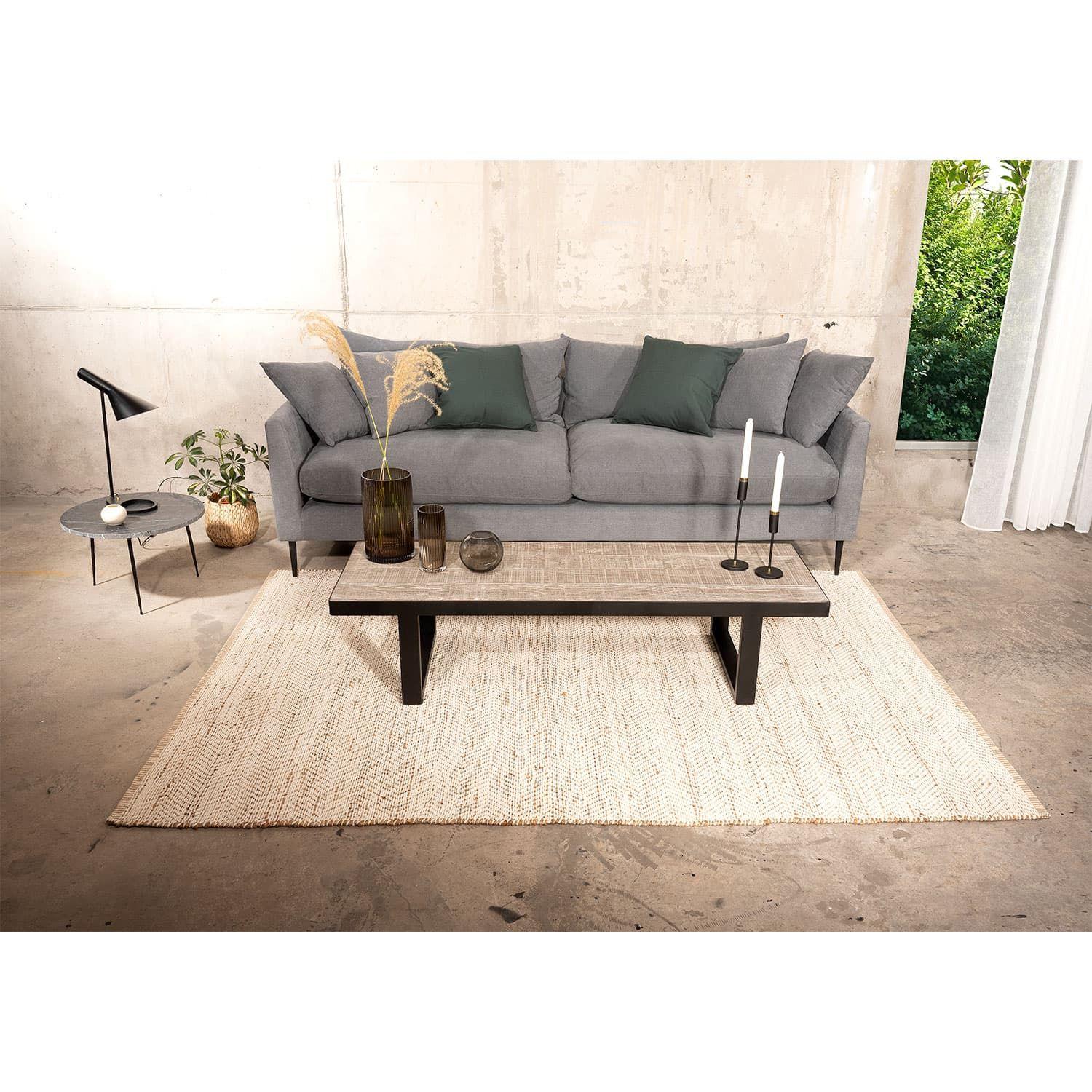 Alfombra Algodón/Cañamo Chebbi 170x240 Crudo-5