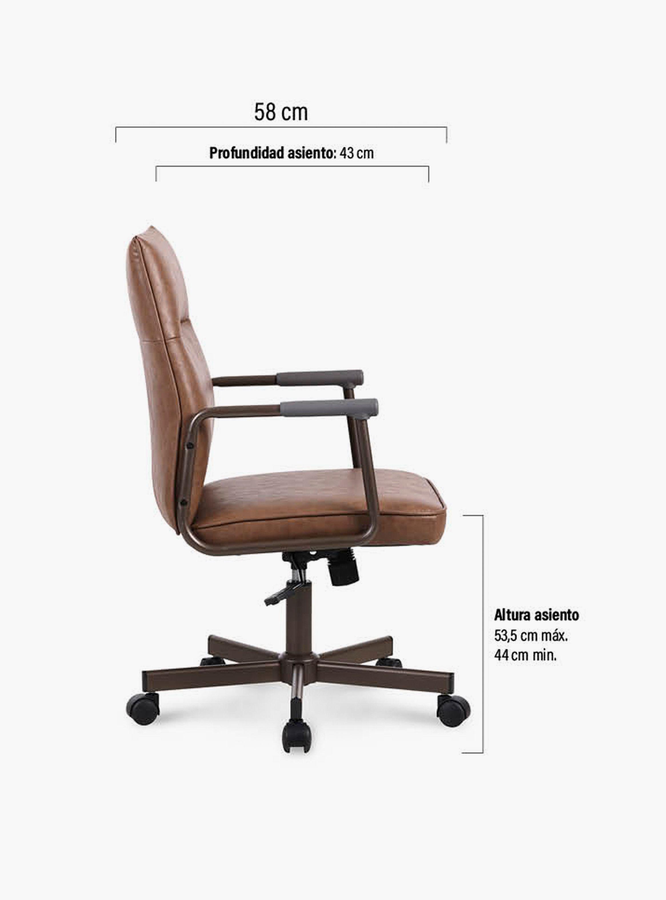 Silla Diseño Home Office Yale Media Café-8