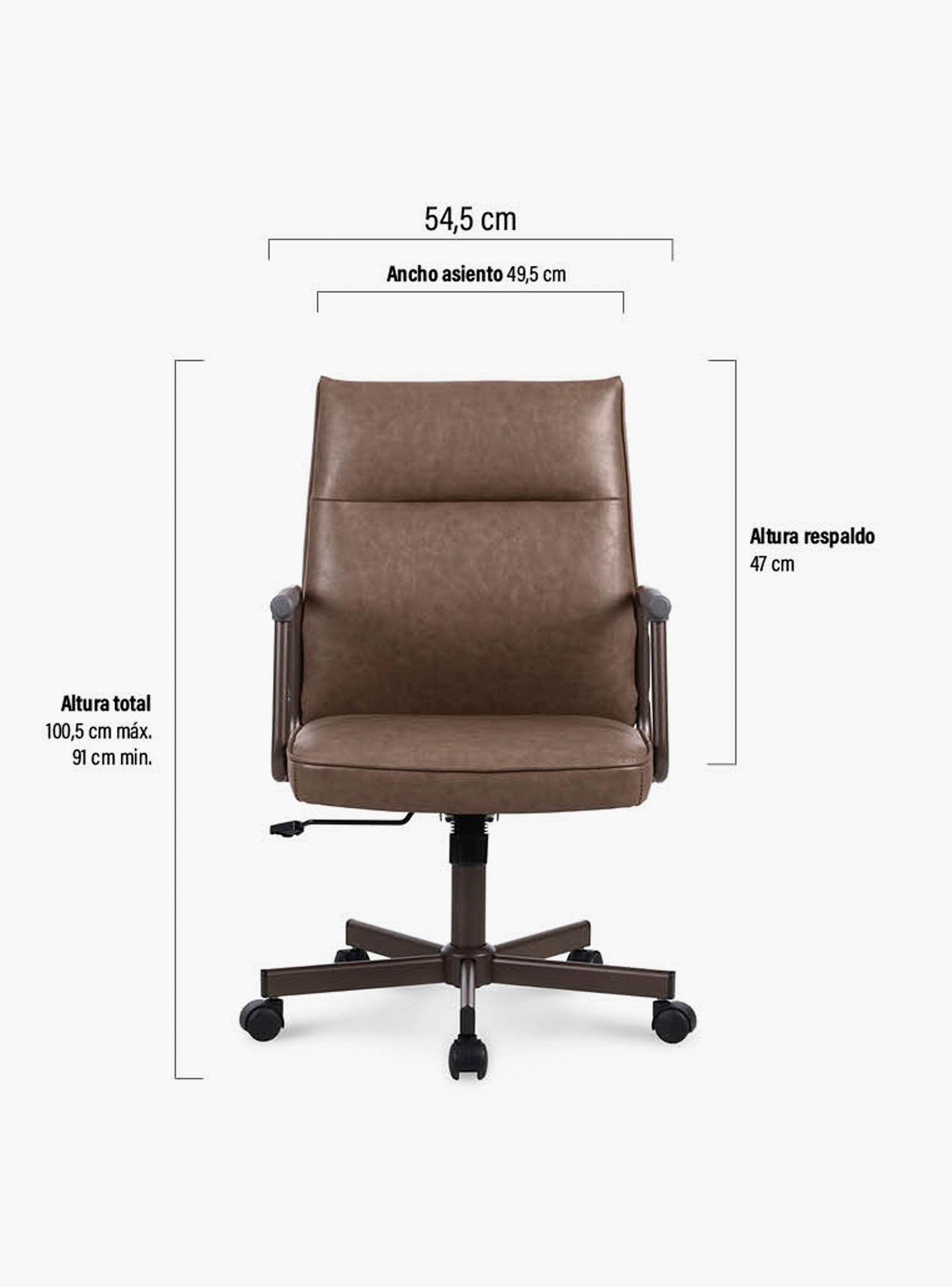 Silla Diseño Home Office Yale Media Café-7