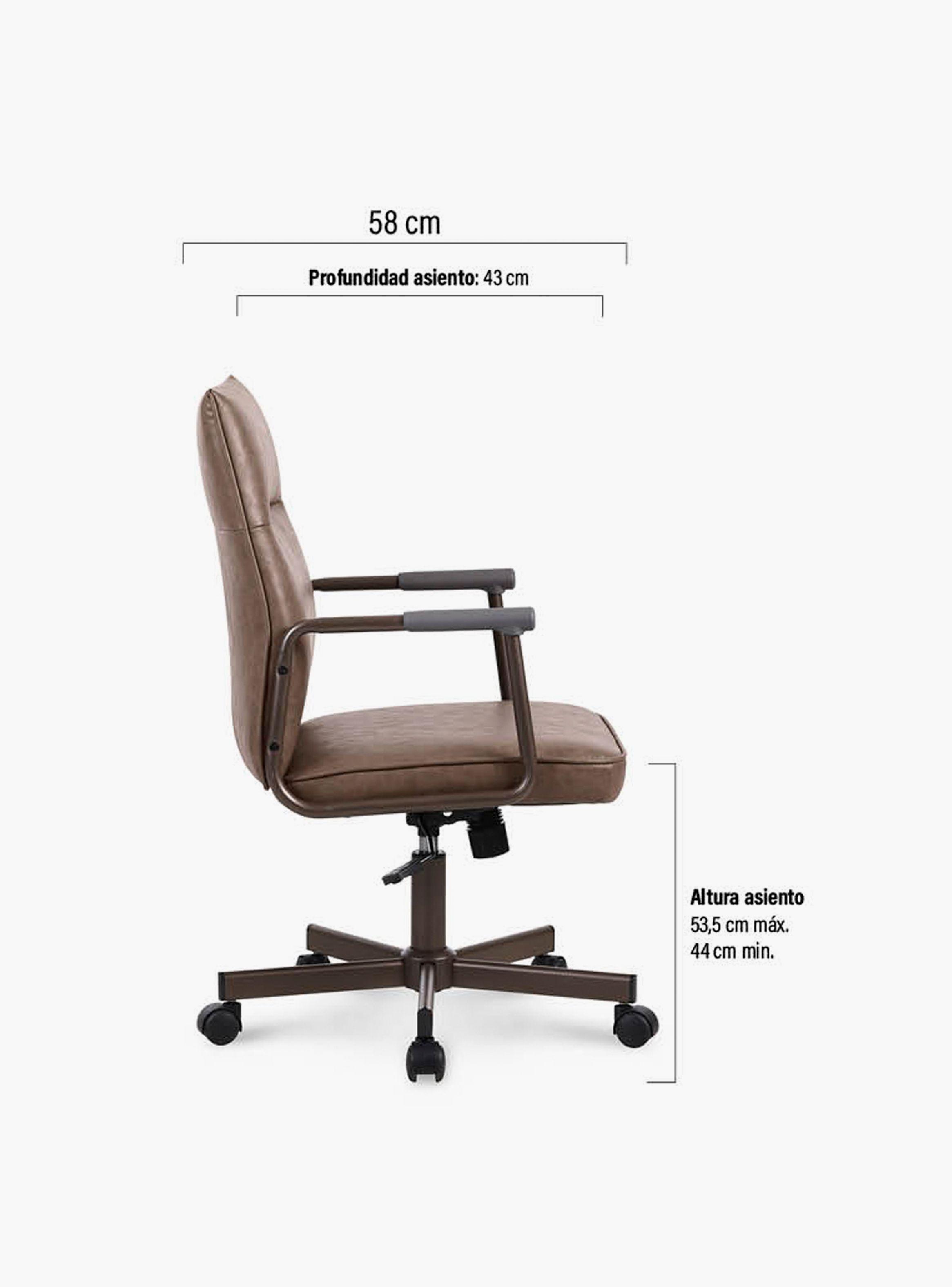 Silla Diseño Home Office Yale Media Café-8