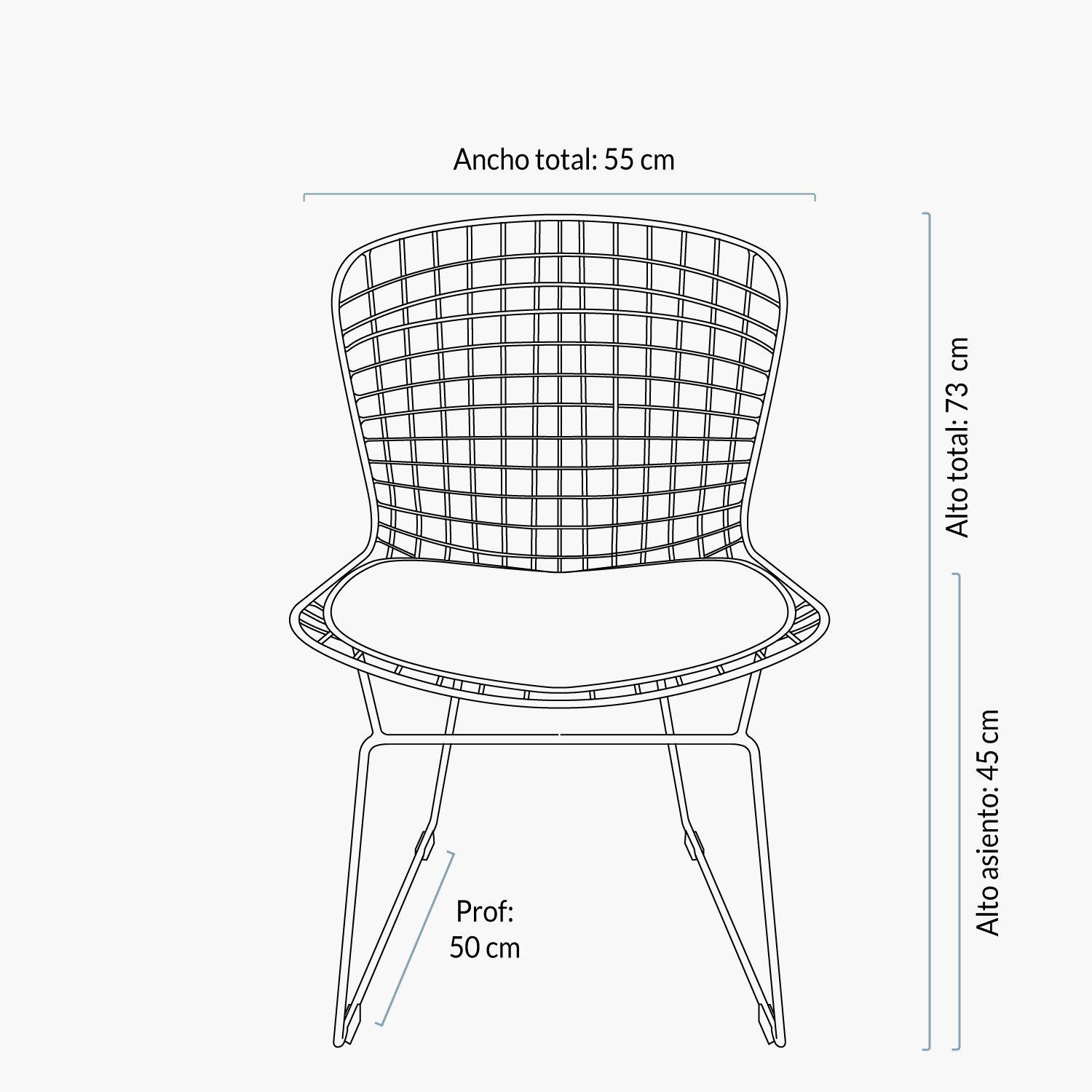 Silla Bertoia Blanco-4