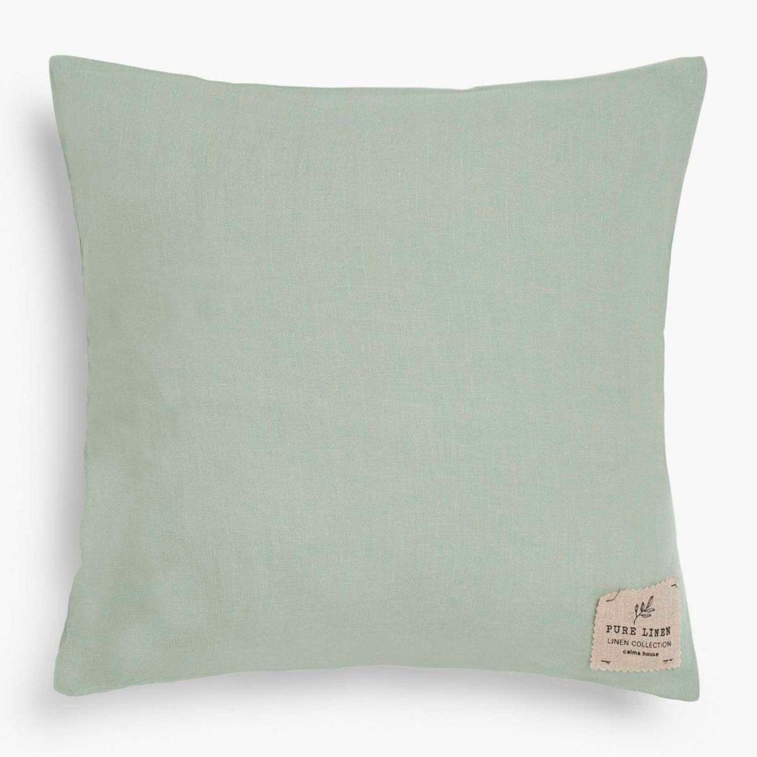 Funda Cojin Lino 60x60 Verde-0