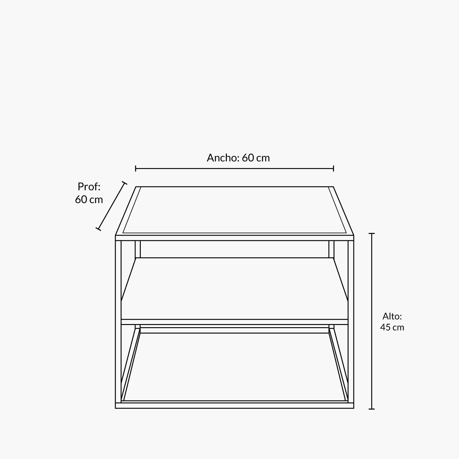 Mesa lateral con repisa Newton-2