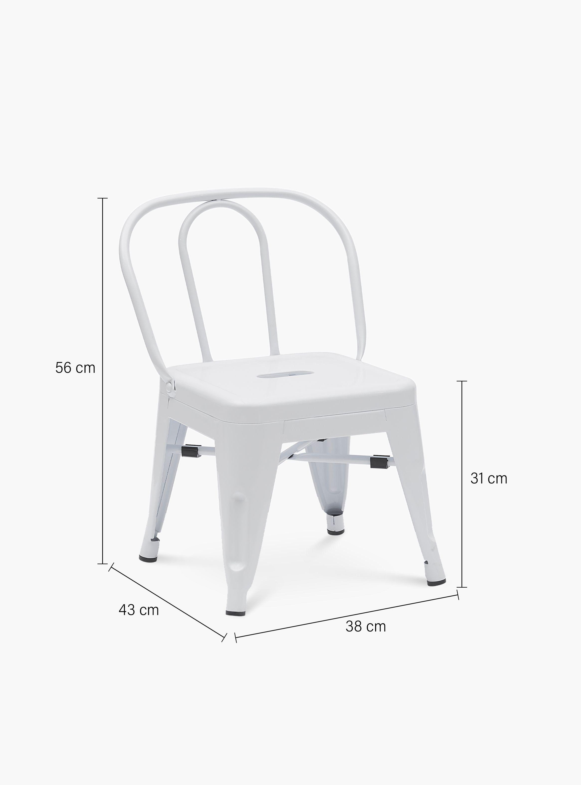 Silla Infantil Aria Blanco-5