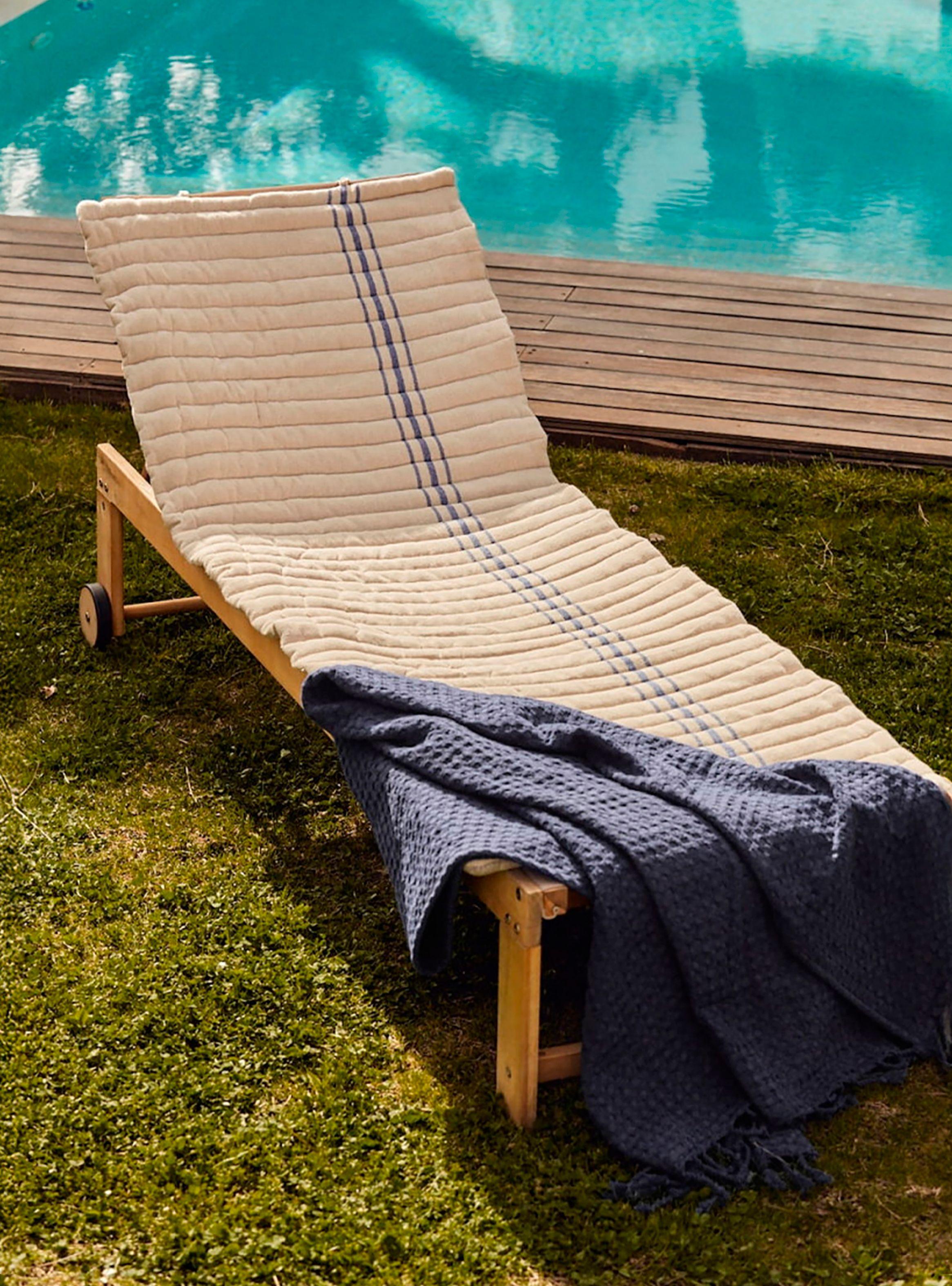 Cojín de Reposera Bari 60x175x2 Azul-9