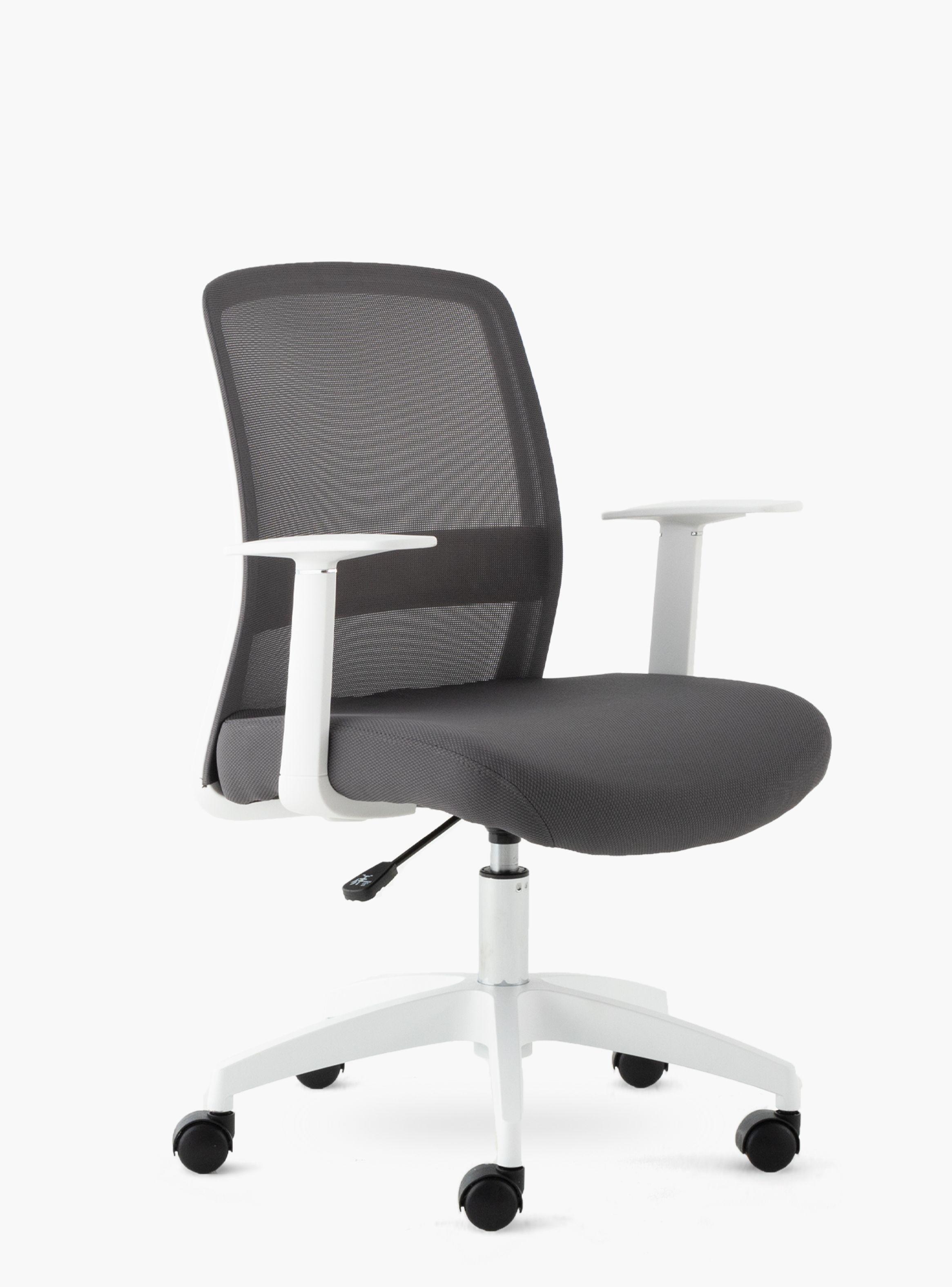 Silla Oficina Mesh Gris-2