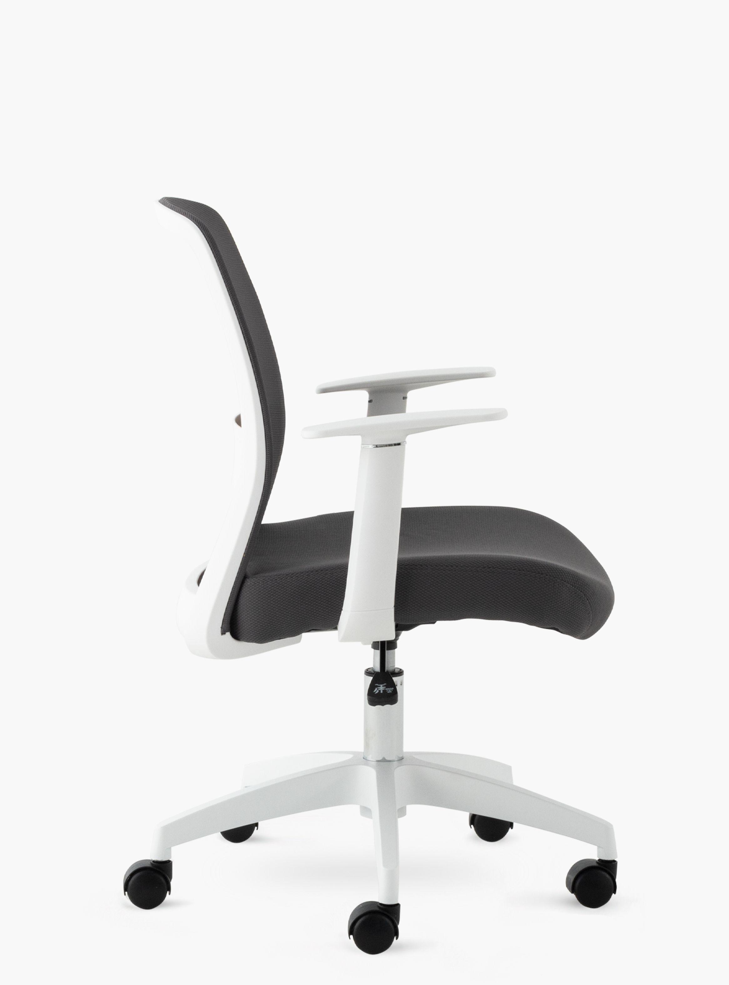 Silla Oficina Mesh Gris-3