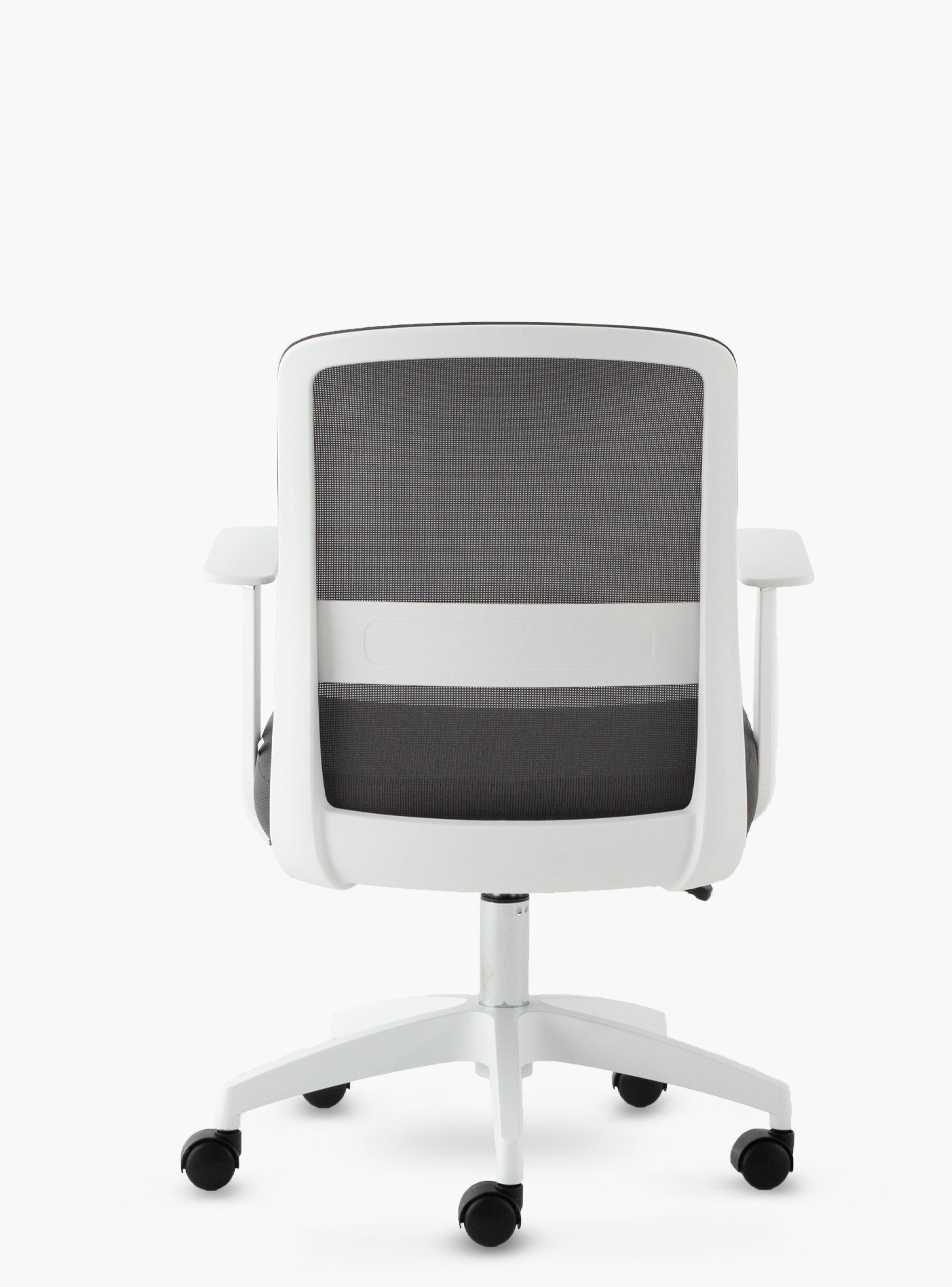 Silla Oficina Mesh Gris-4