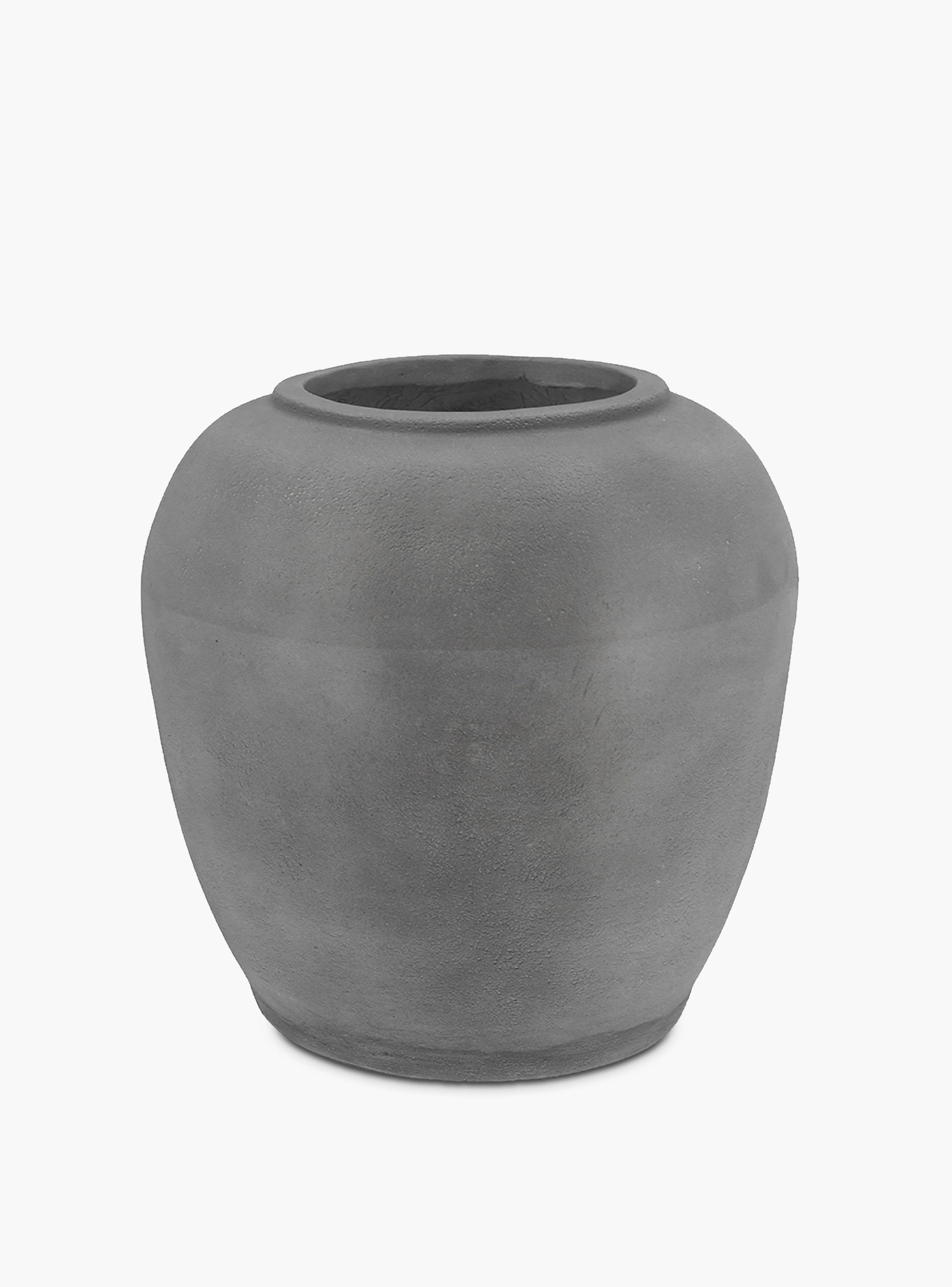 Jarrón Petra Gris-0