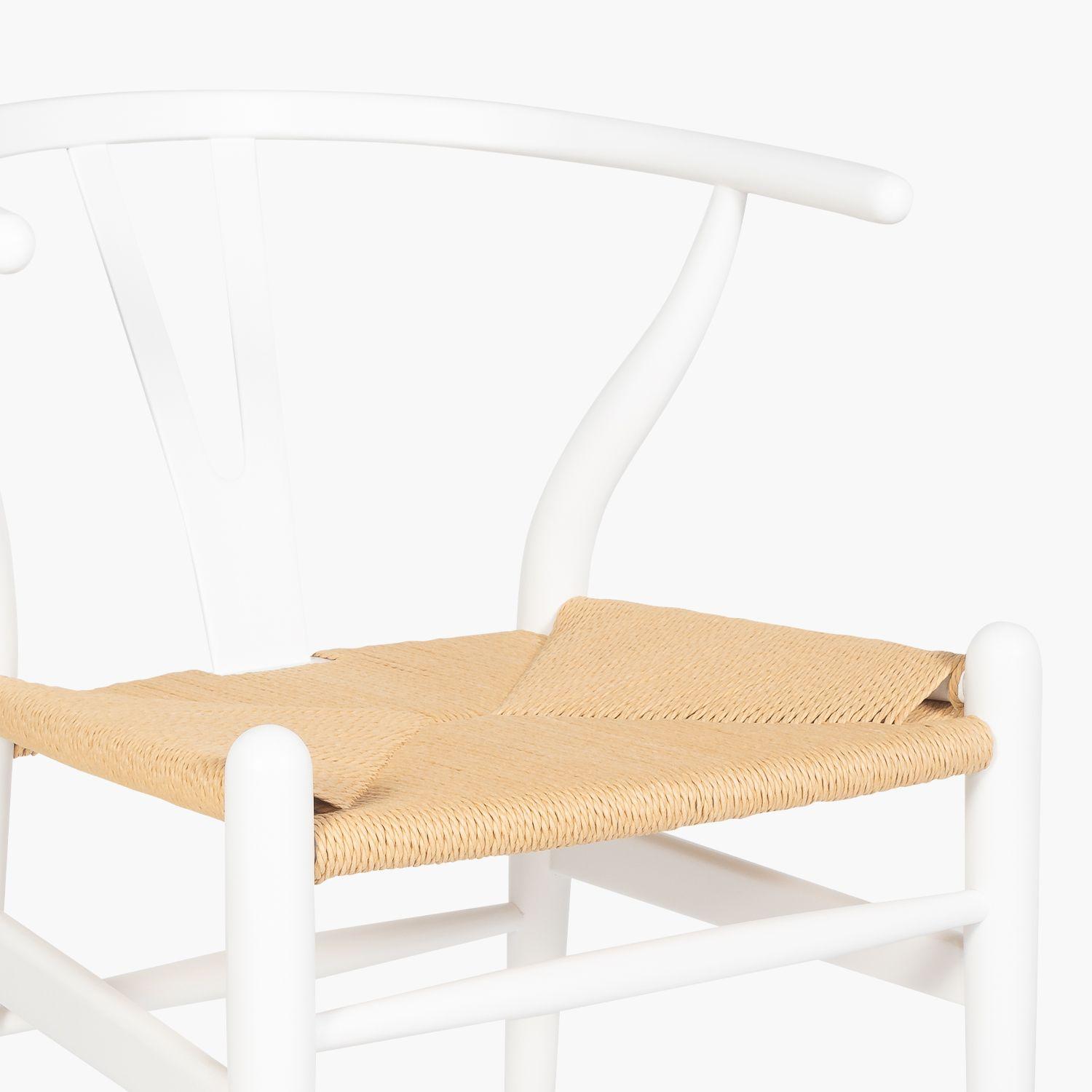 Silla Madera Wishbone Blanco-1