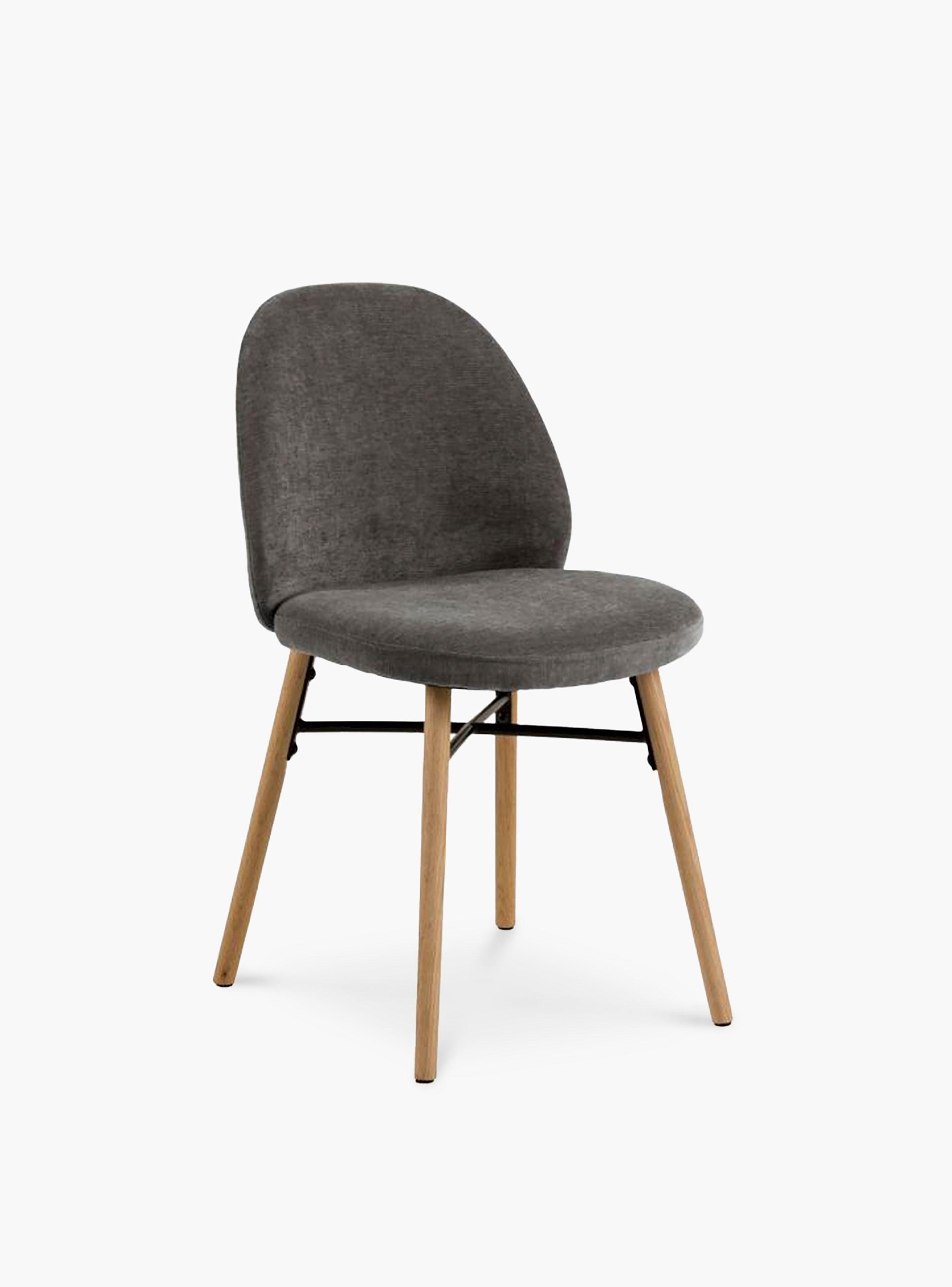 Silla Tapiz Remy Gris Oscuro-2