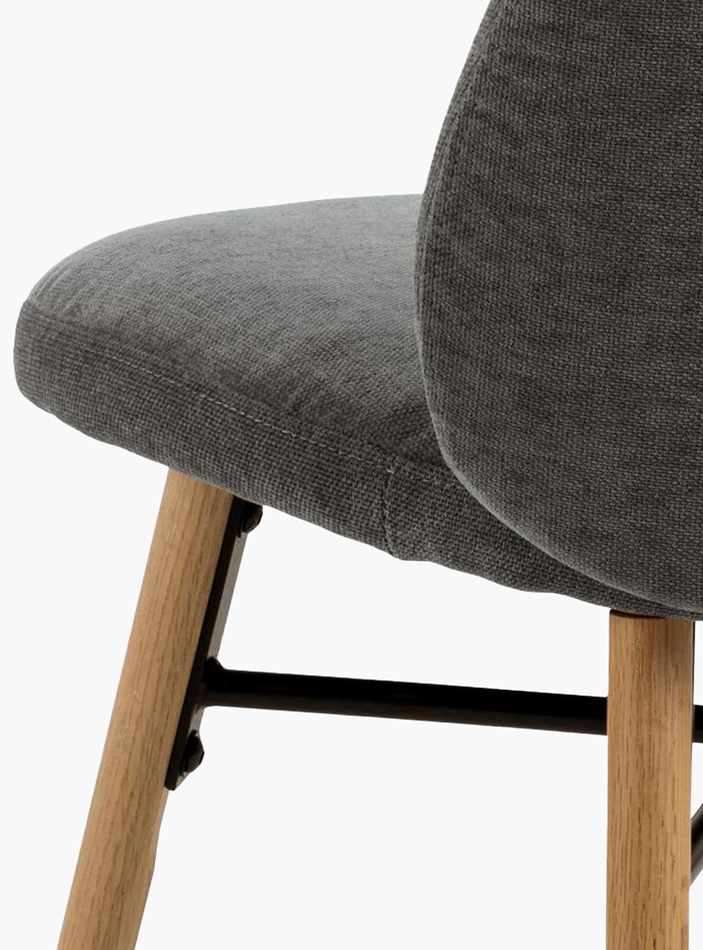 Silla Tapiz Remy Gris Oscuro-7