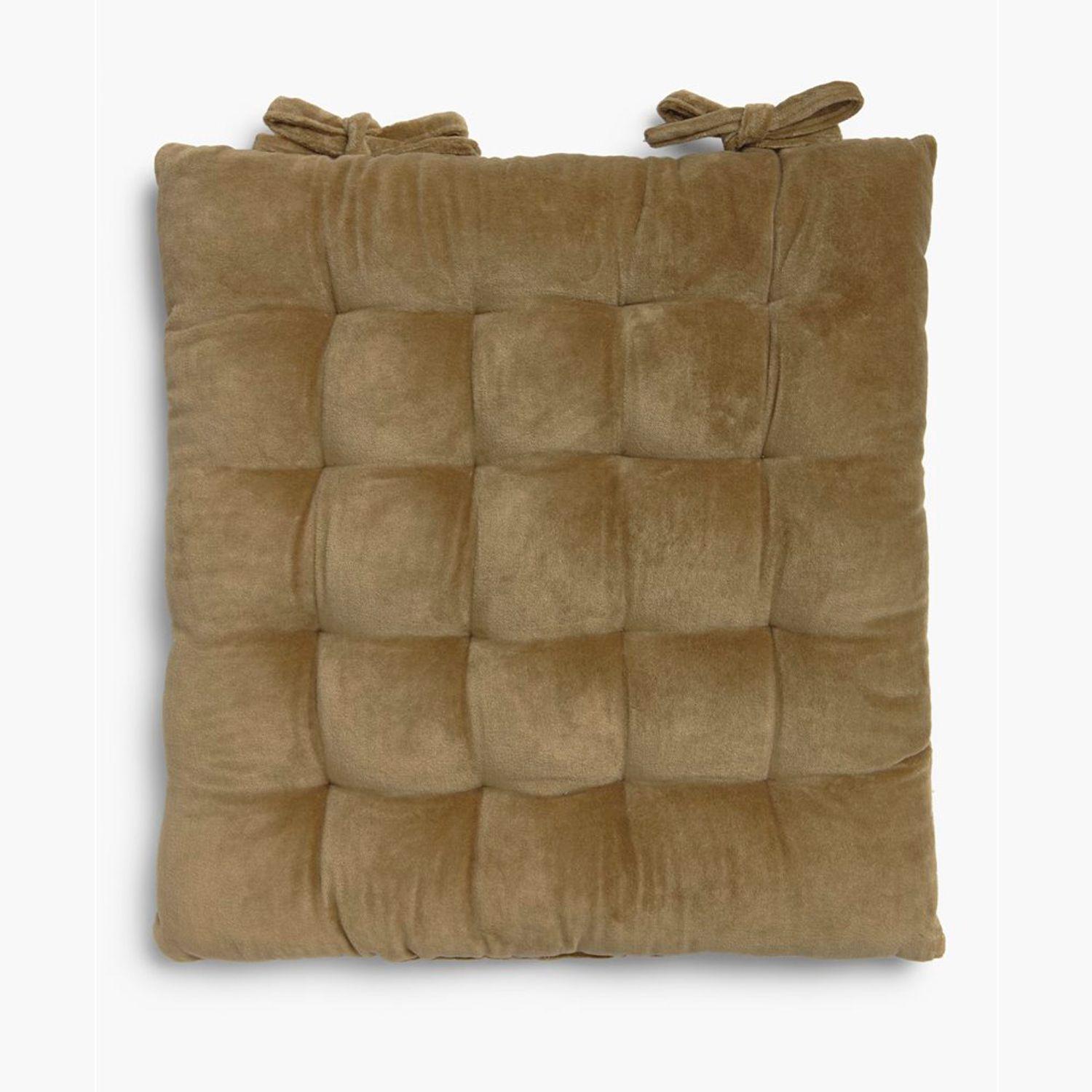 Cojin de Silla Velur 40x40 Verde Musgo-0