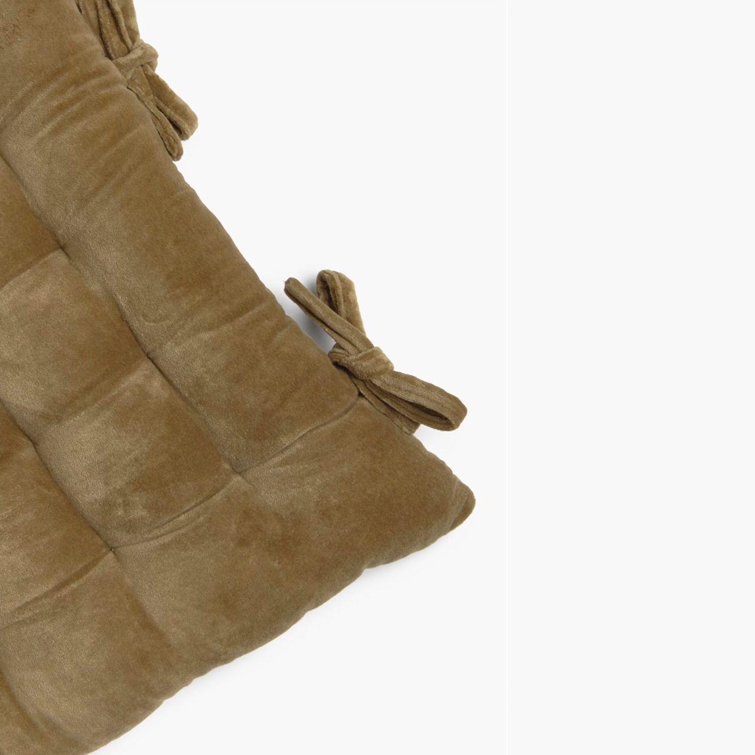 Cojin de Silla Velur 40x40 Verde Musgo-1