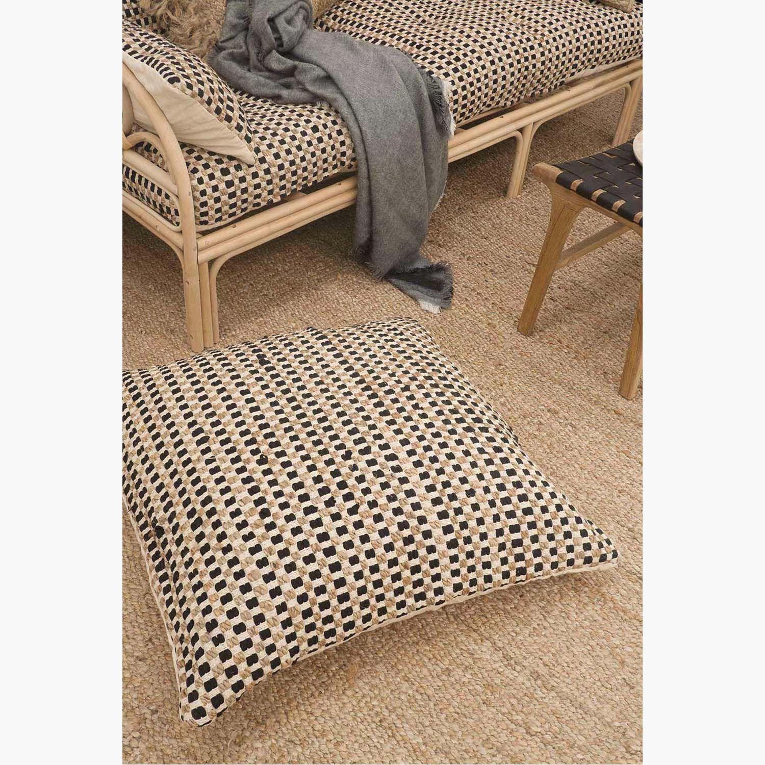 Funda Cojín Fiesta 45x45 Negro-5