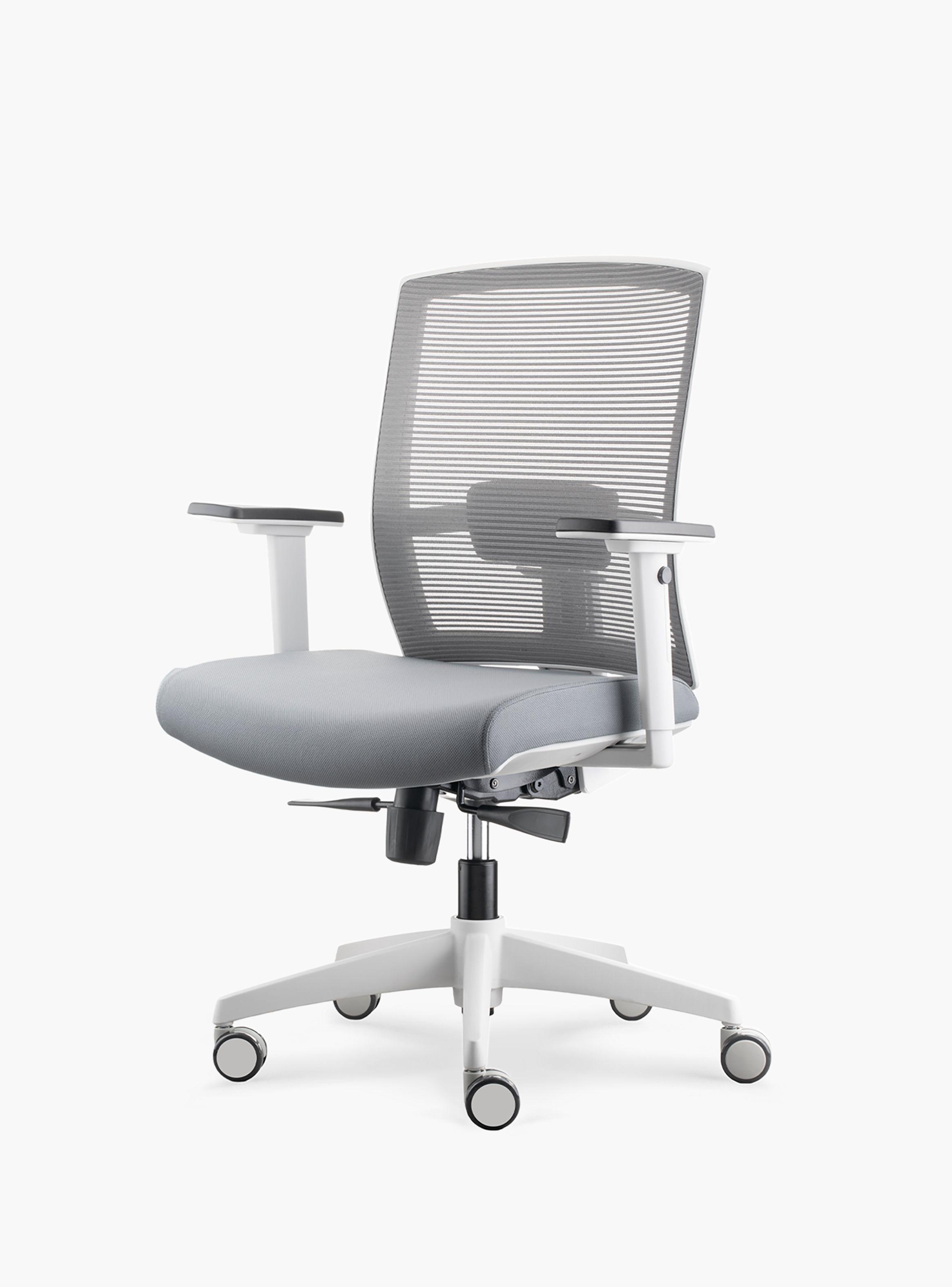 Silla Escritorio Taylor Pro Gris Claro-1