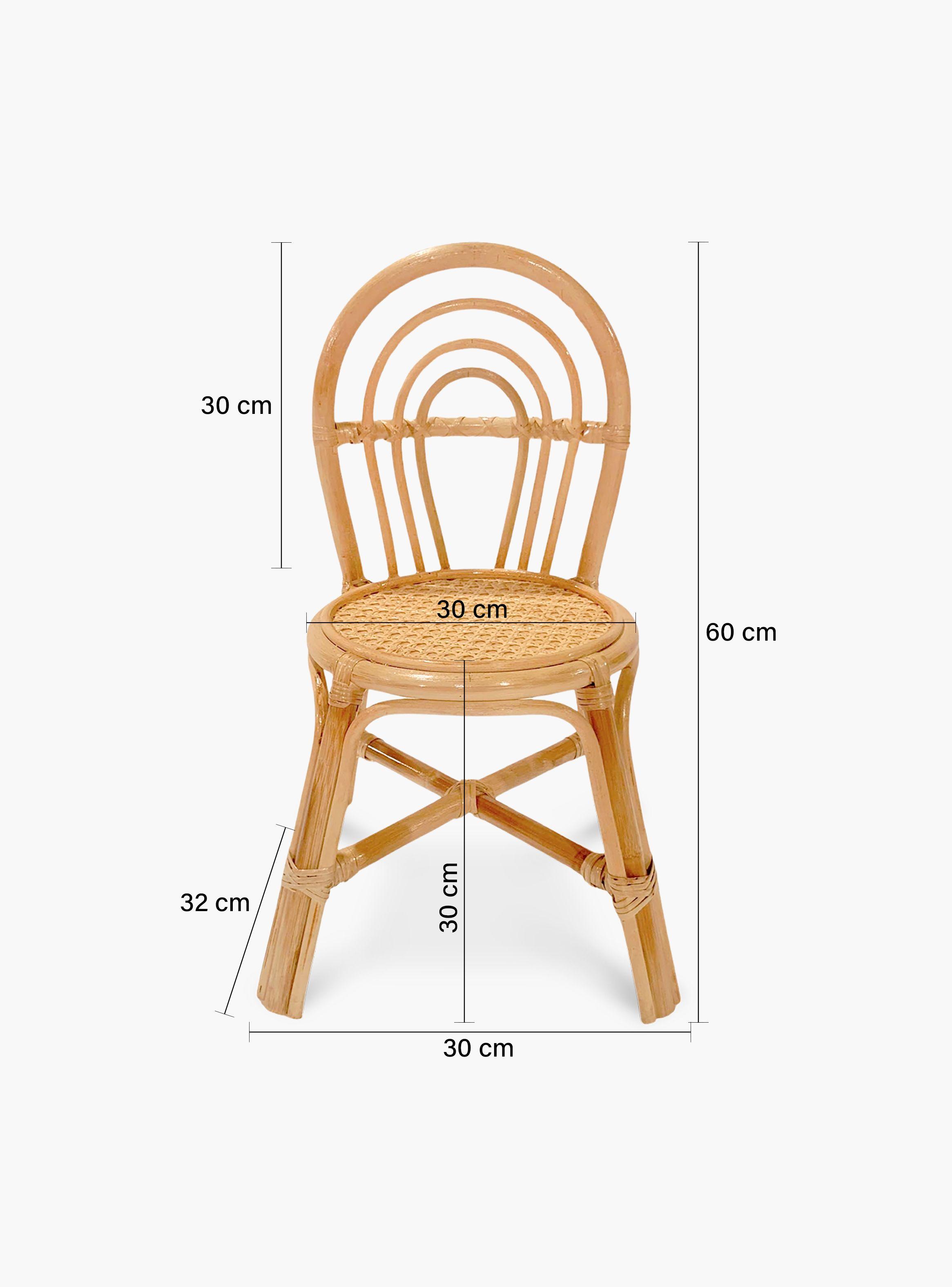 Silla Infantil Ratan Antonella Natural-2