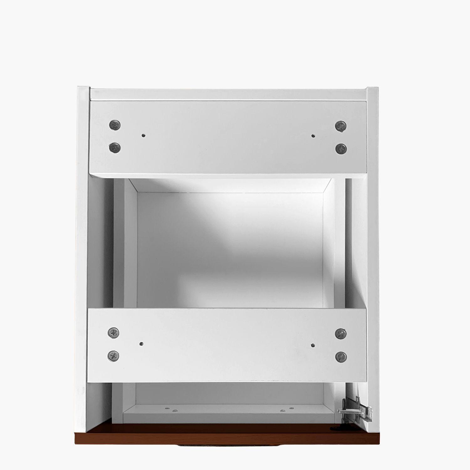 Cajonera Melamina Pedestal Wengue/Blanco-4