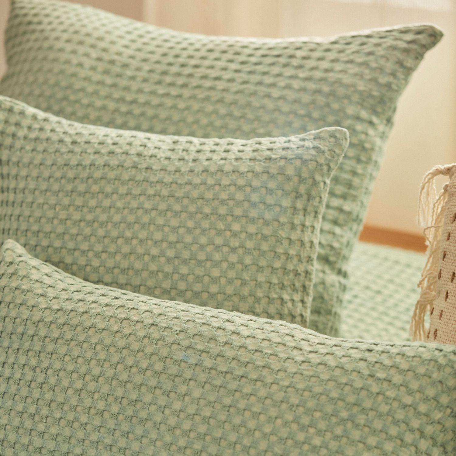 Funda Cojin Ola 60x60 Menta-3