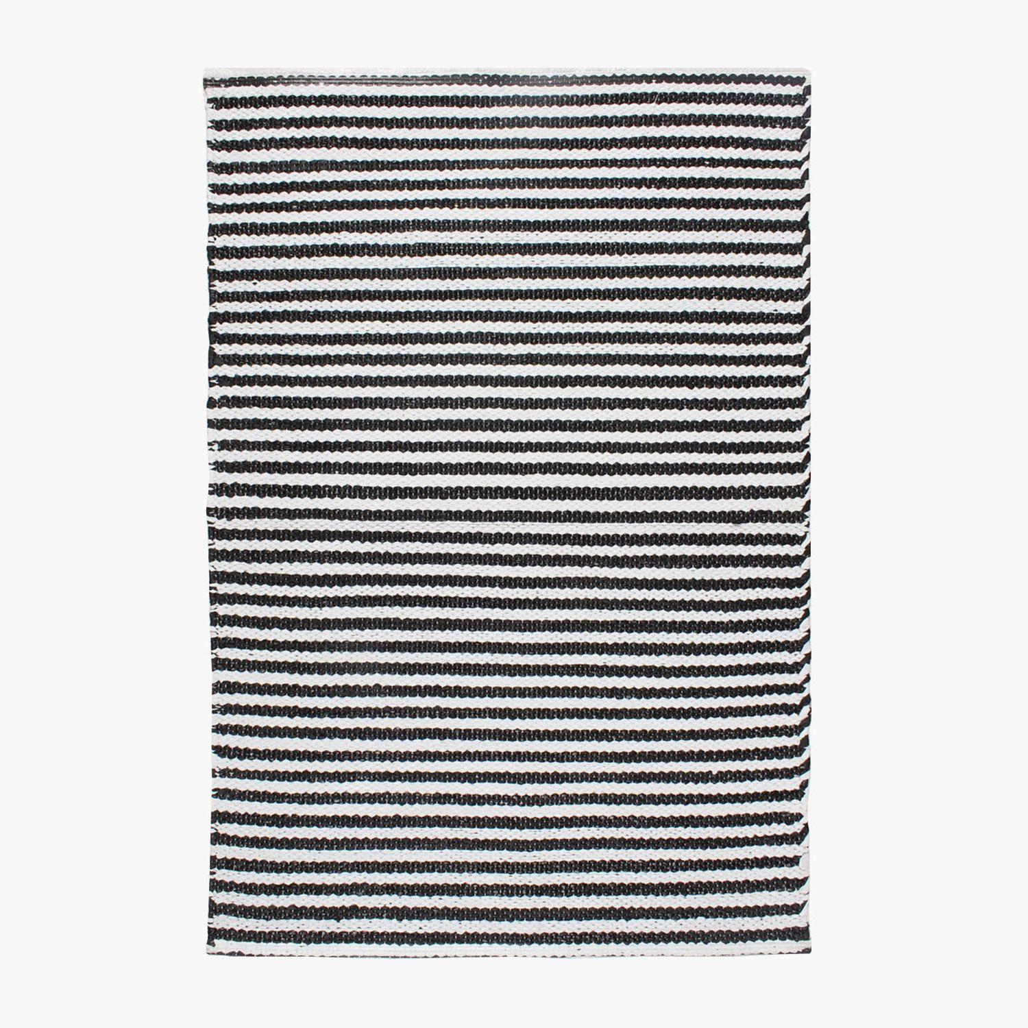 Alfombra Exterior Mallorca 170x240 Bco/Negro-0