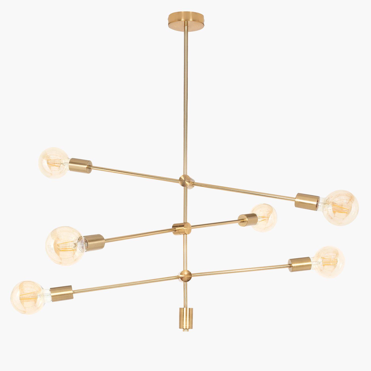 Lampara De colgar Orbit II Bronce-0