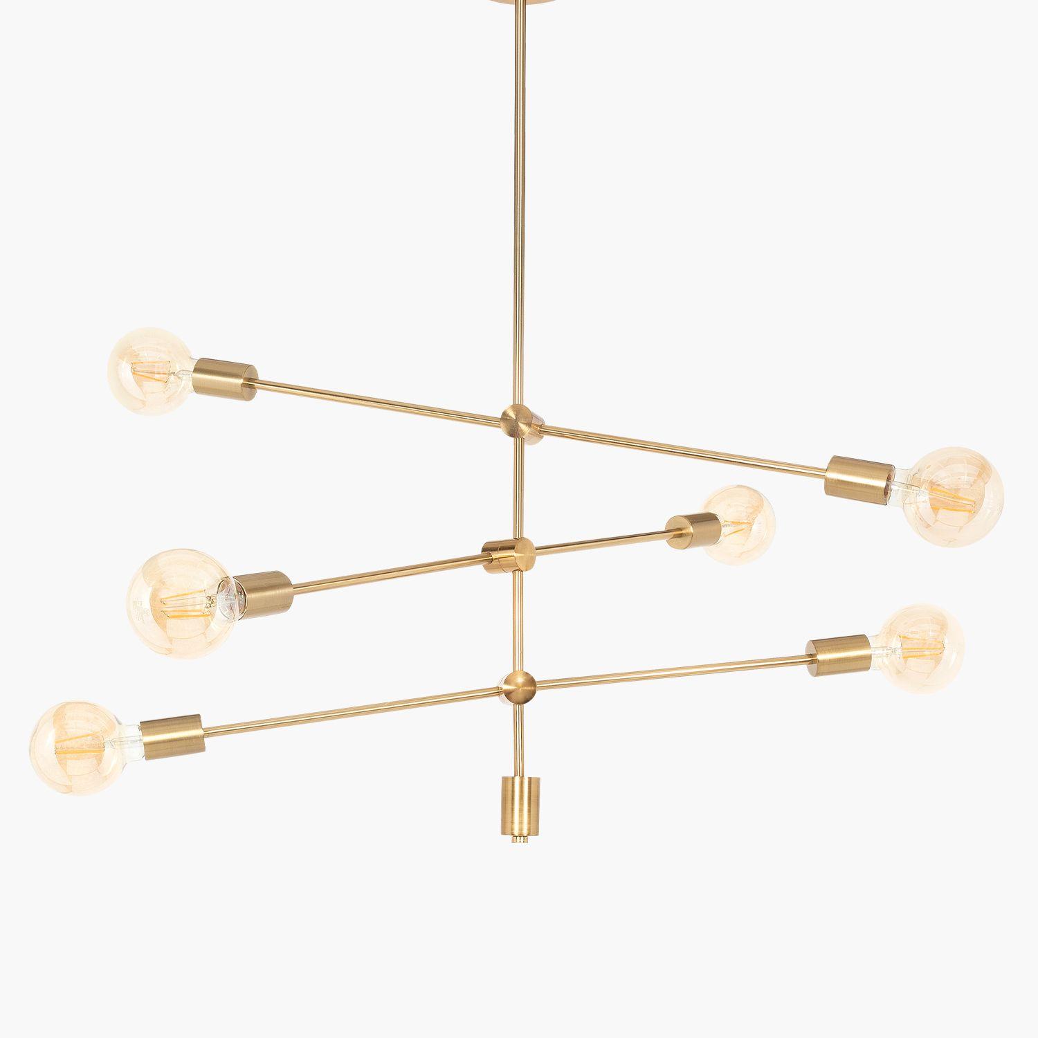 Lampara De colgar Orbit II Bronce-3