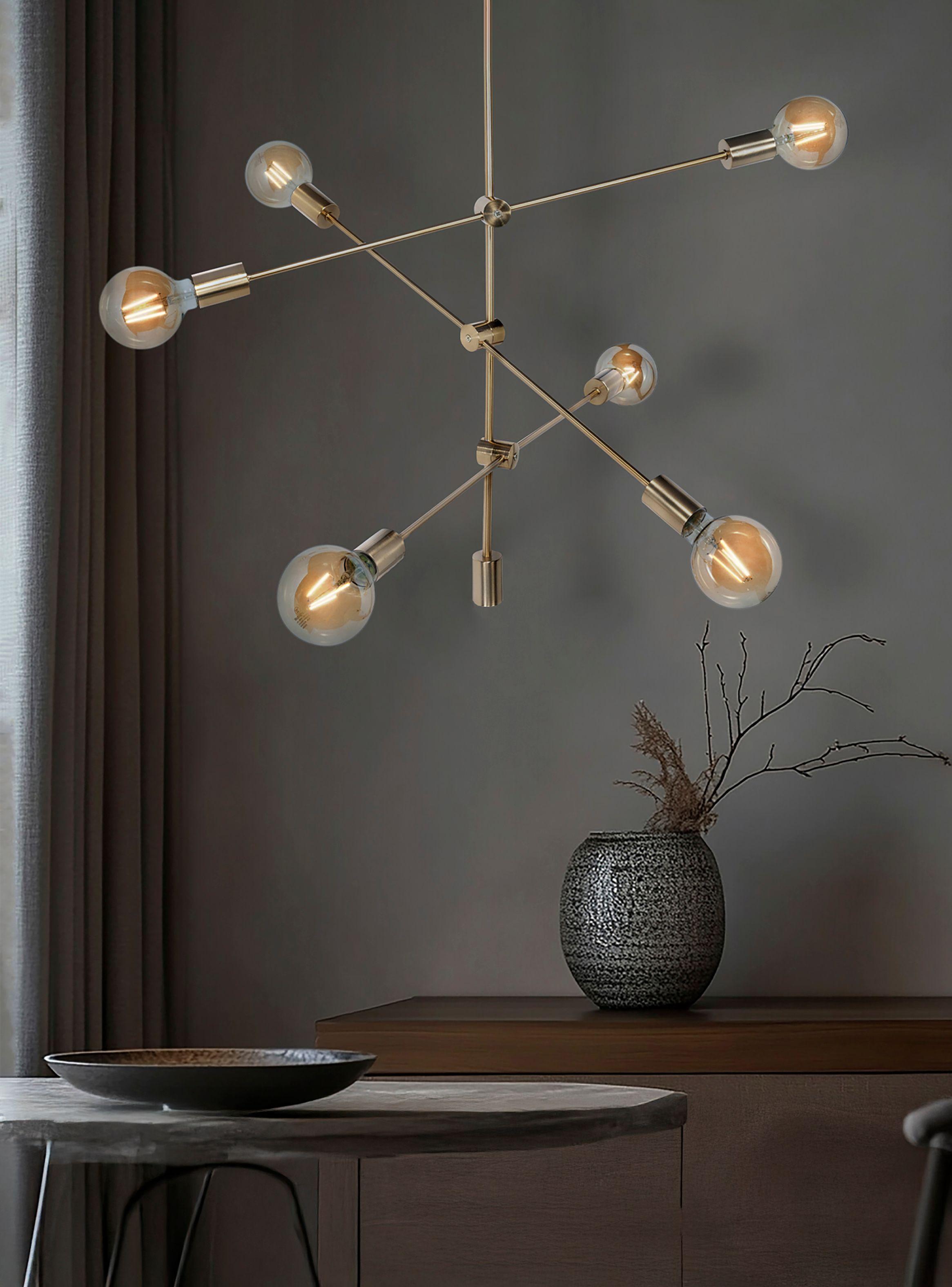 Lampara De colgar Orbit II Bronce-3