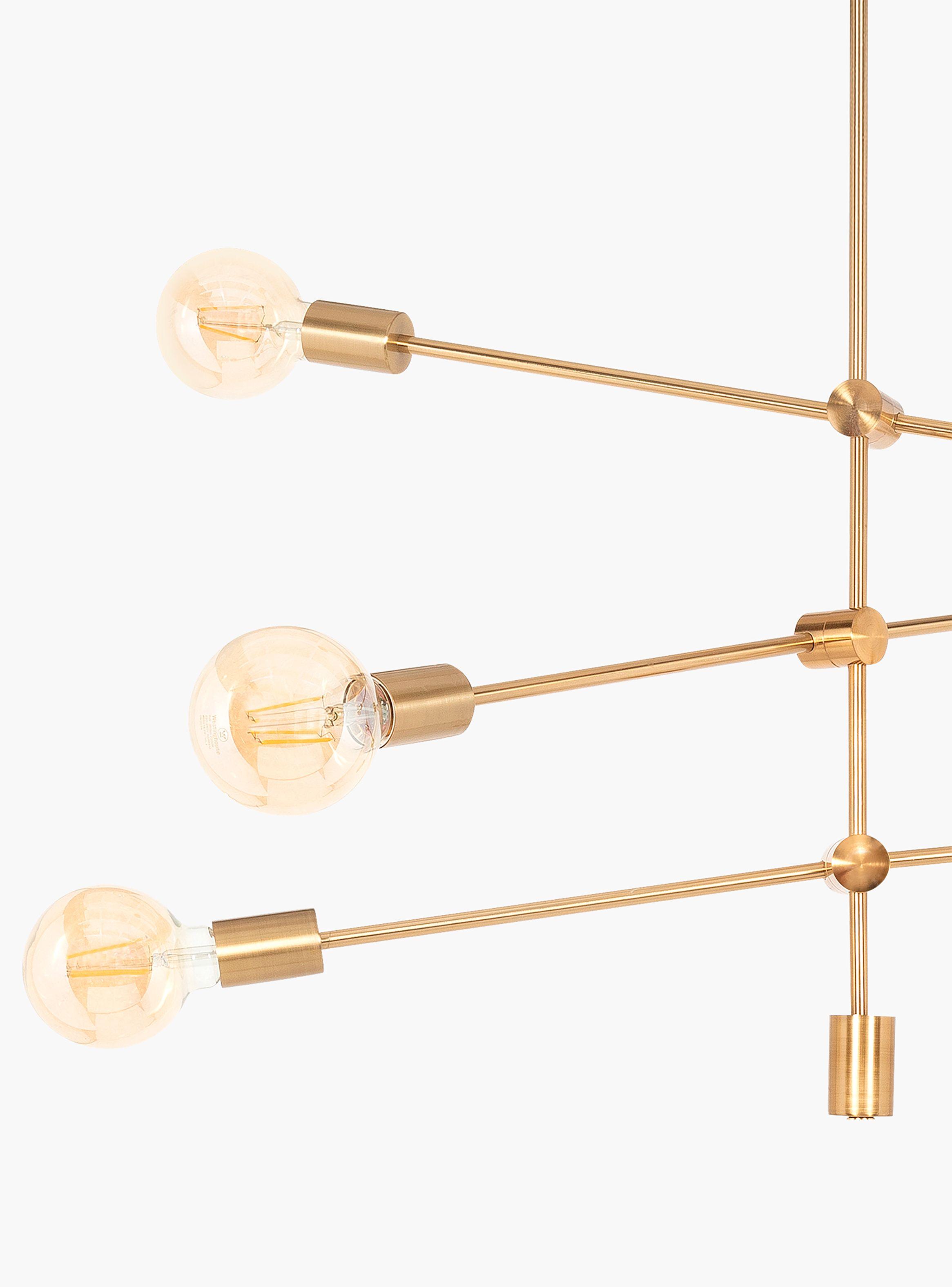 Lampara De colgar Orbit II Bronce-2