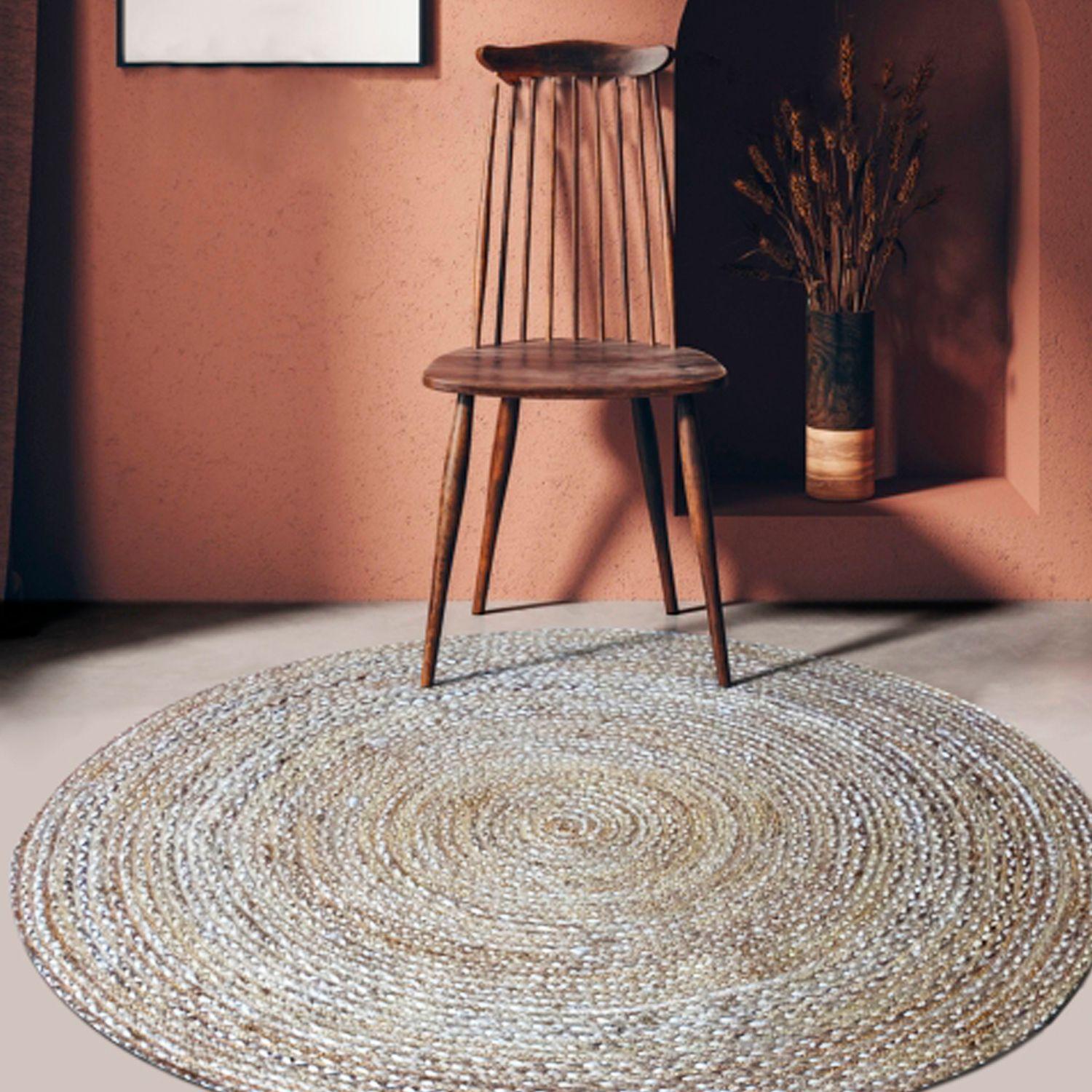 Alfombra Yute Haslev D120 Natural-7