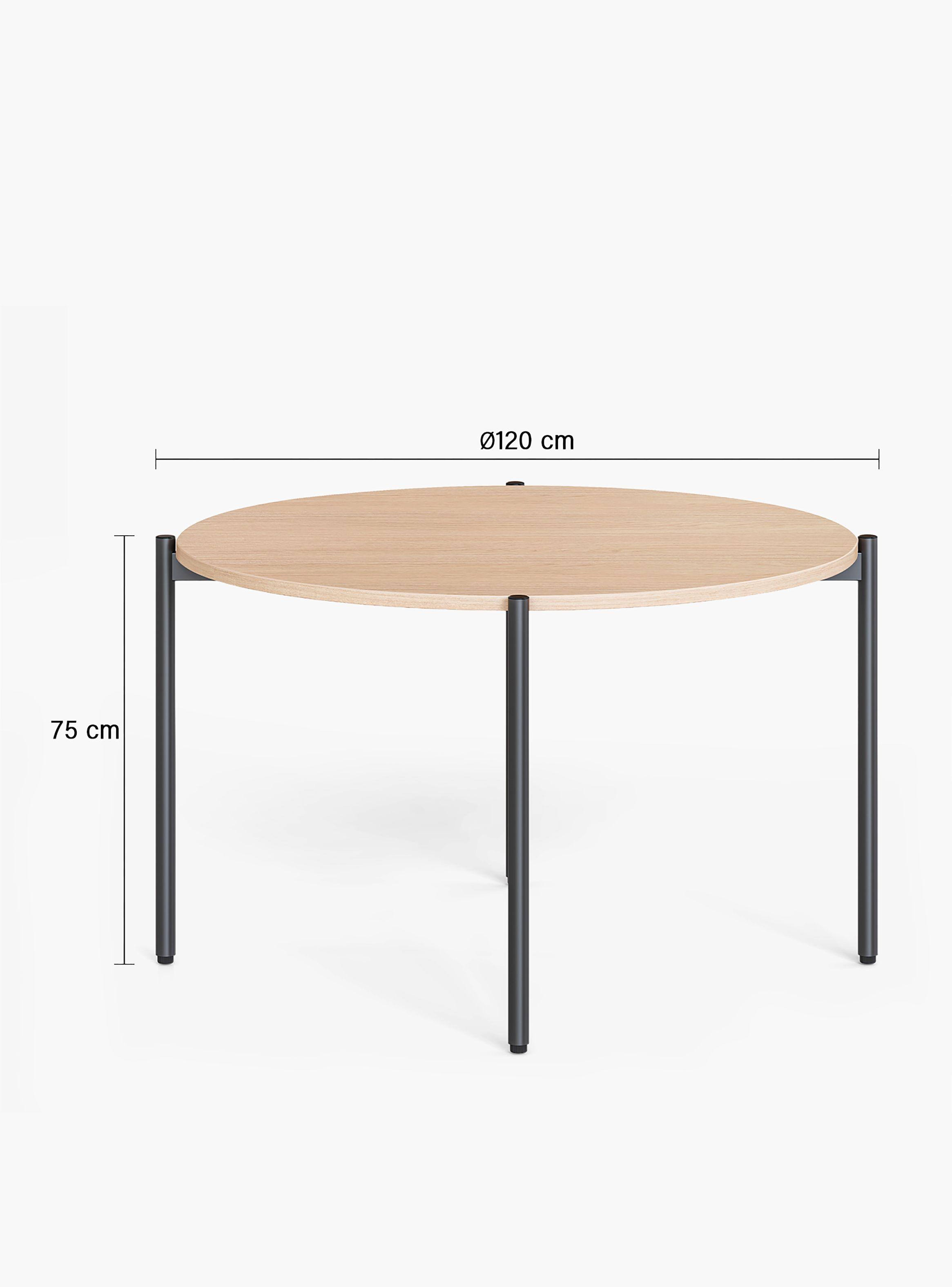 Mesa Oficina Reunión Astro 120D Natura/Gris-2