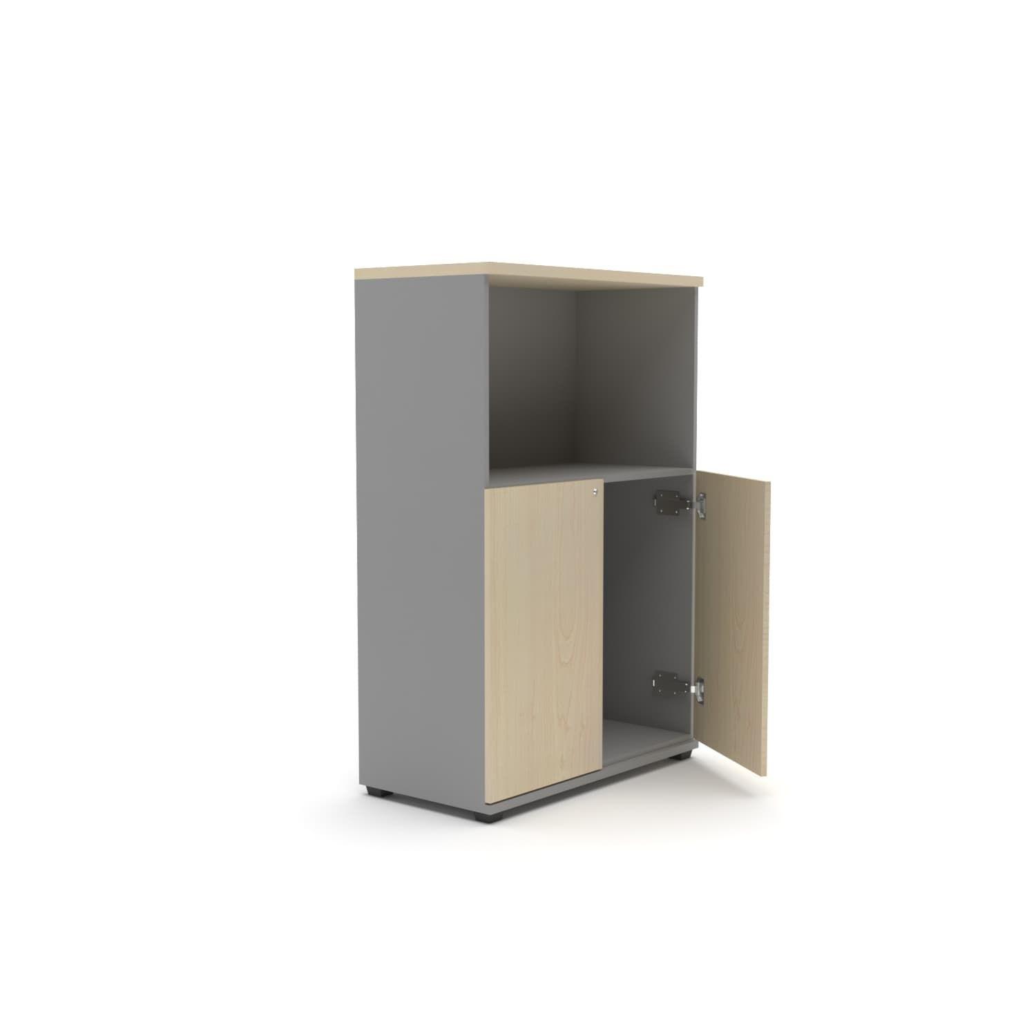 Gabinete Medio con Librero 2 Puertas-1